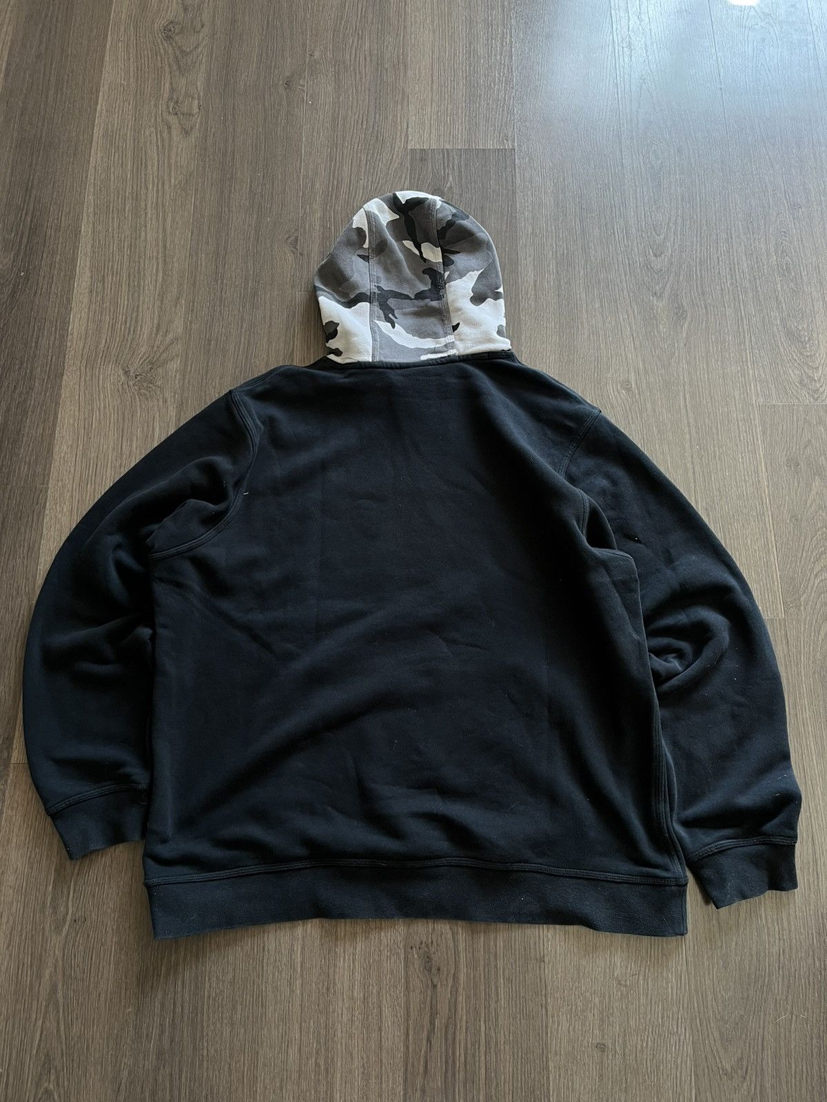 Nike Nike Sz XXL 2013 Camo Grey Black Hoodie Rare Spell Out Size US XXL / EU 58 / 5 - 9 Thumbnail