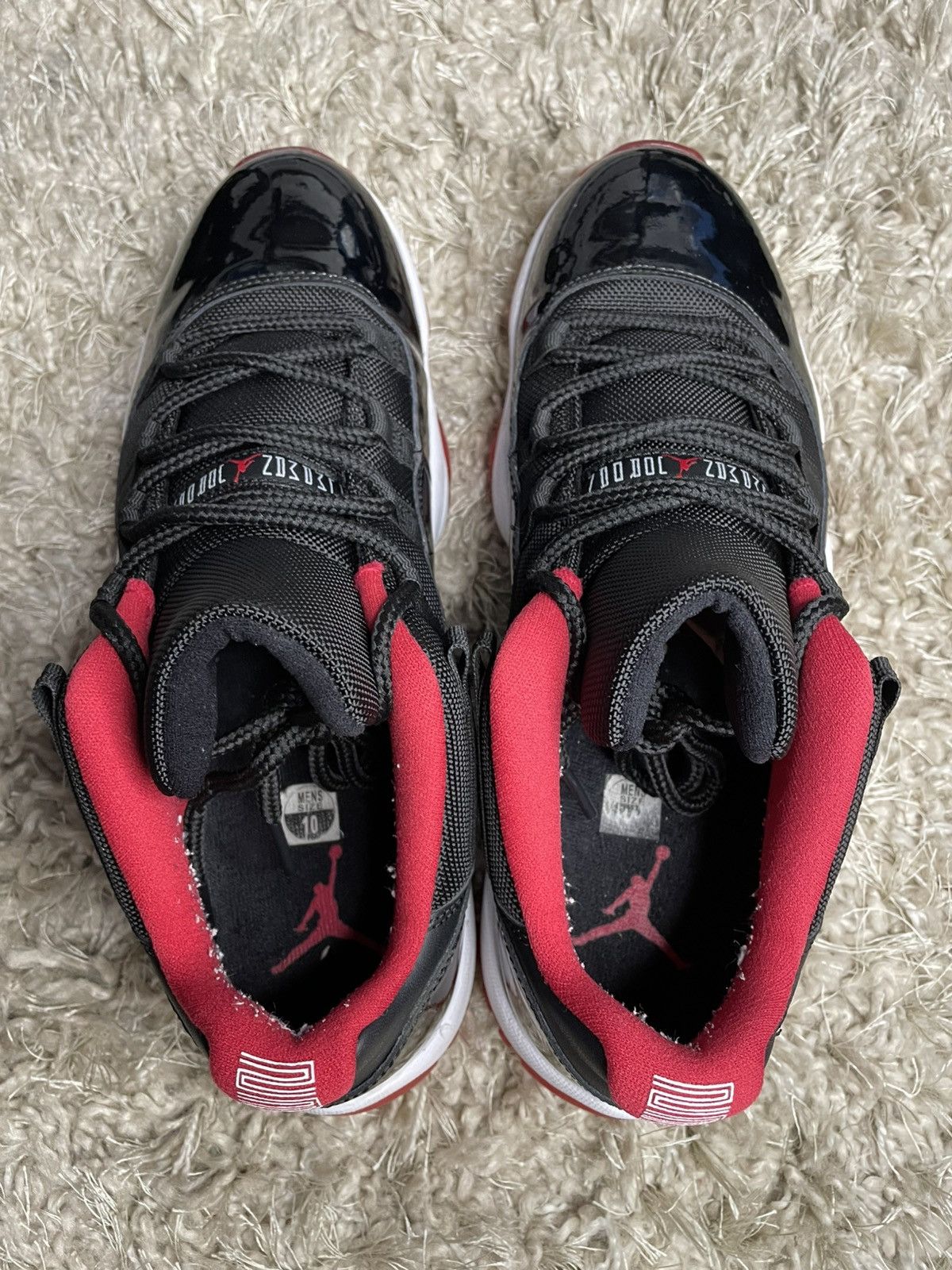 Jordan Brand Jordan 11 Low Bred 2015 Size US 10 / EU 43 - 6 Thumbnail