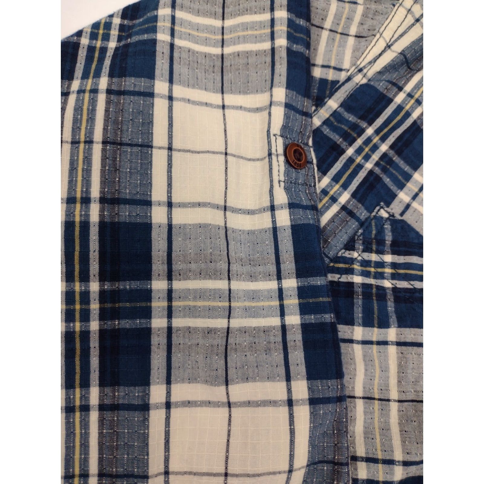 CO RedHead Button Up Long Sleeve Shirt Mens XXL Multicolor Canvas Pocketed Regular 2XL Shirt Size US XXL / EU 58 / 5 - 4 Thumbnail