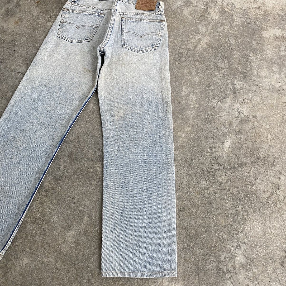 Levi's Size 28x27.5 Vintage 90’s Levis 501 Acid Washed Blue Jeans Size US 28 / EU 44 - 18 Thumbnail