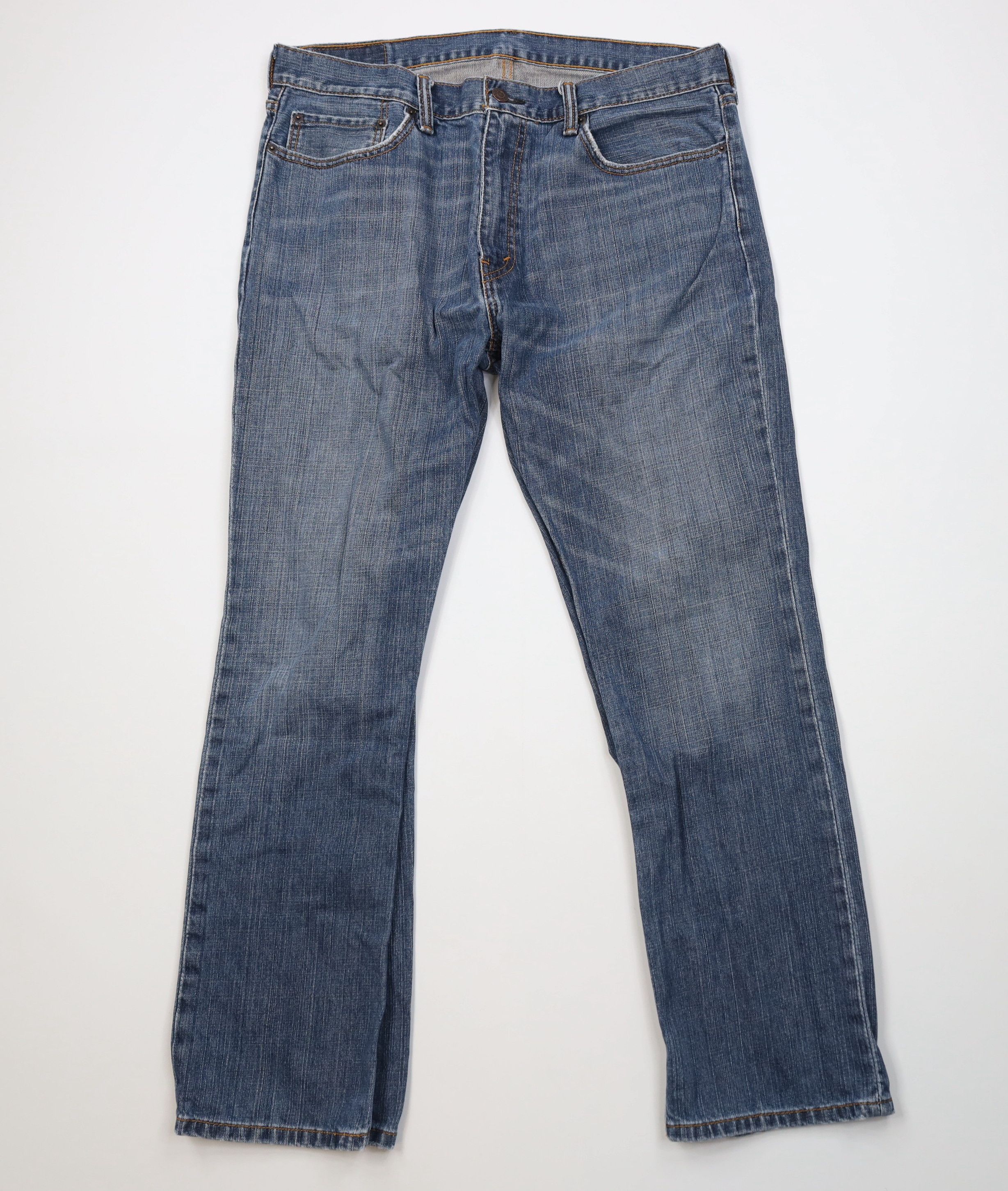 Levi's Vintage Y2K Levis 569 Loose Fit Straight Wide Leg Jeans Blue Size US 36 / EU 52 - 1 Thumbnail
