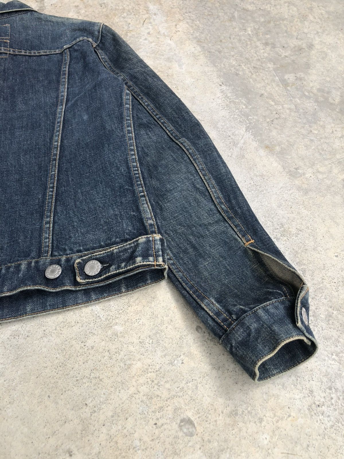 Helmut Lang Helmut Lang Denim Jacket Classic Denim Distressed Size US S / EU 44-46 / 1 - 15 Thumbnail