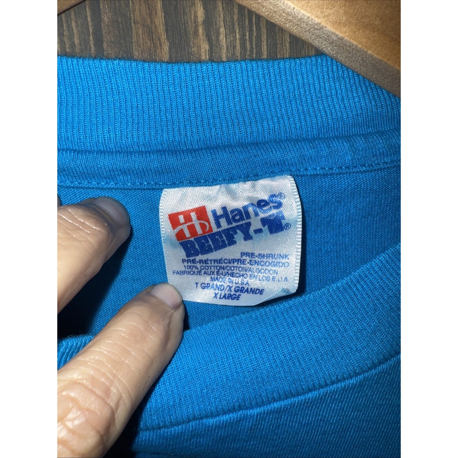 Hanes 1994 Hanes T Vintage Single Stitch XL Random Saying Quirky Size US XL / EU 56 / 4 - 4 Thumbnail