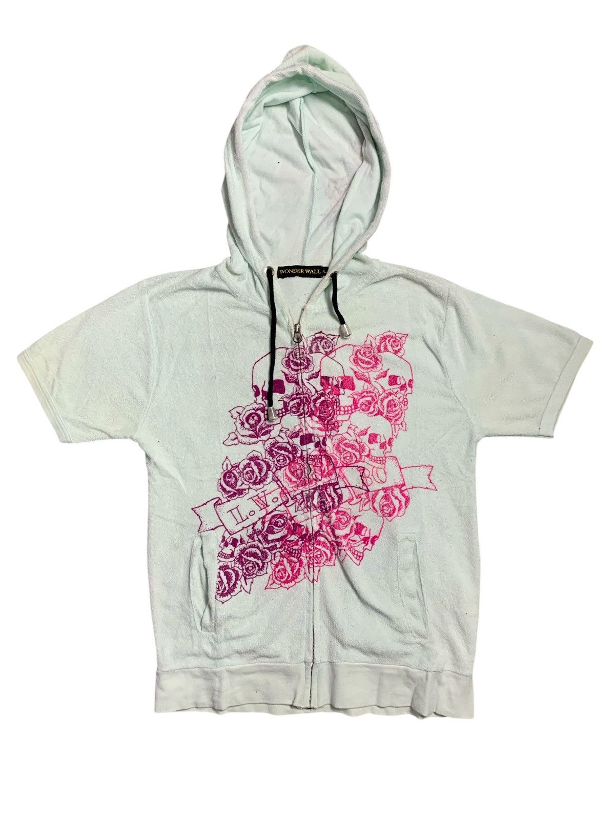 If Six Was Nine WONDER WALL SMOKE SKULL POEM ZIP HOODIE LIKE A VELVET LGB Size US S / EU 44-46 / 1 - 3 Thumbnail