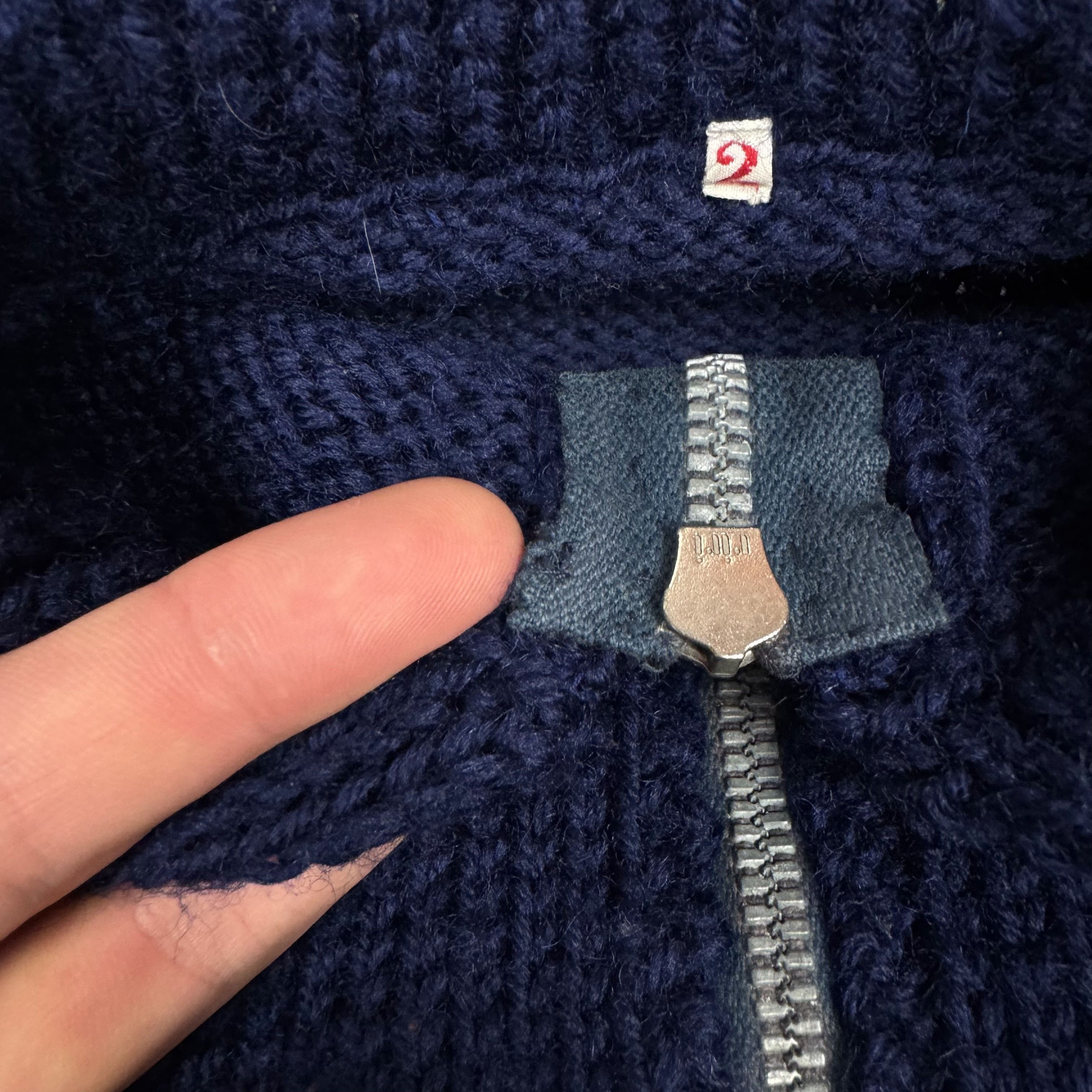 Kapital × Vintage Vintage Kapital style Navy Knit Sweater Size XS / US 0-2 / IT 36-38 - 7 Thumbnail