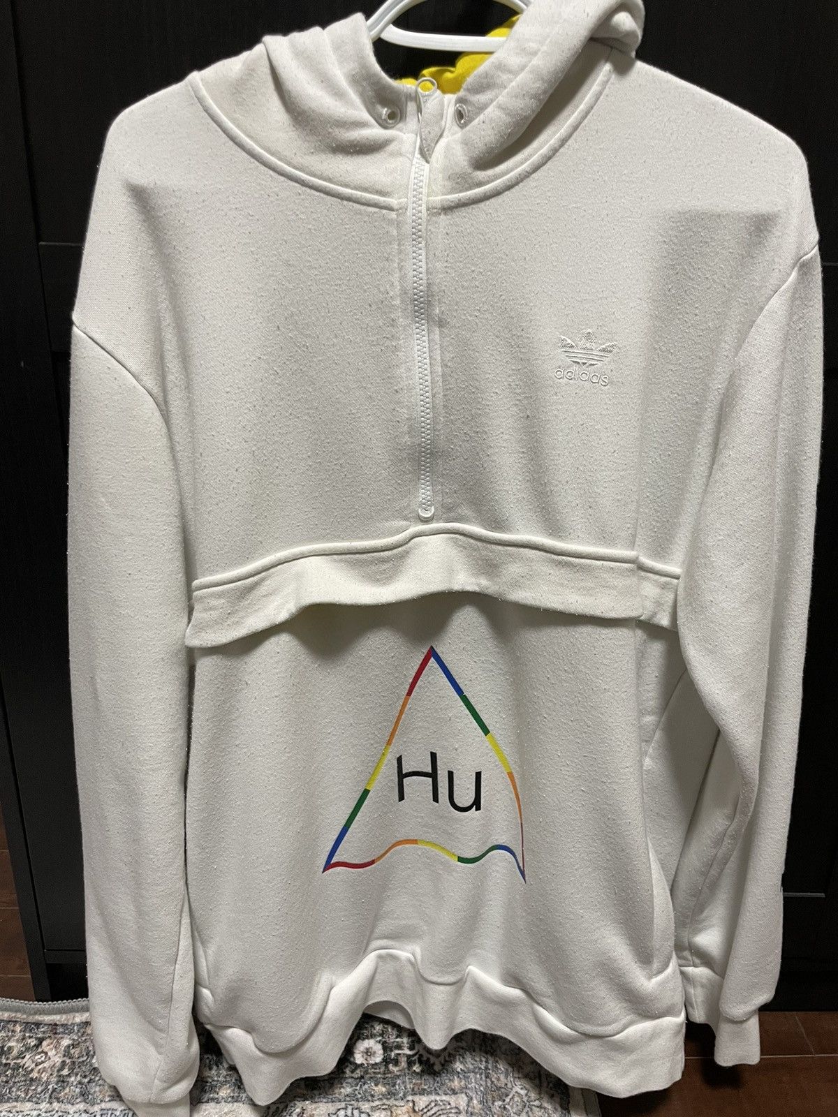 Adidas × Pharrell Adidas Pharrell Williams Breathe Thoughts HalfZip Hoodie Size US XL / EU 56 / 4 - 1 Thumbnail