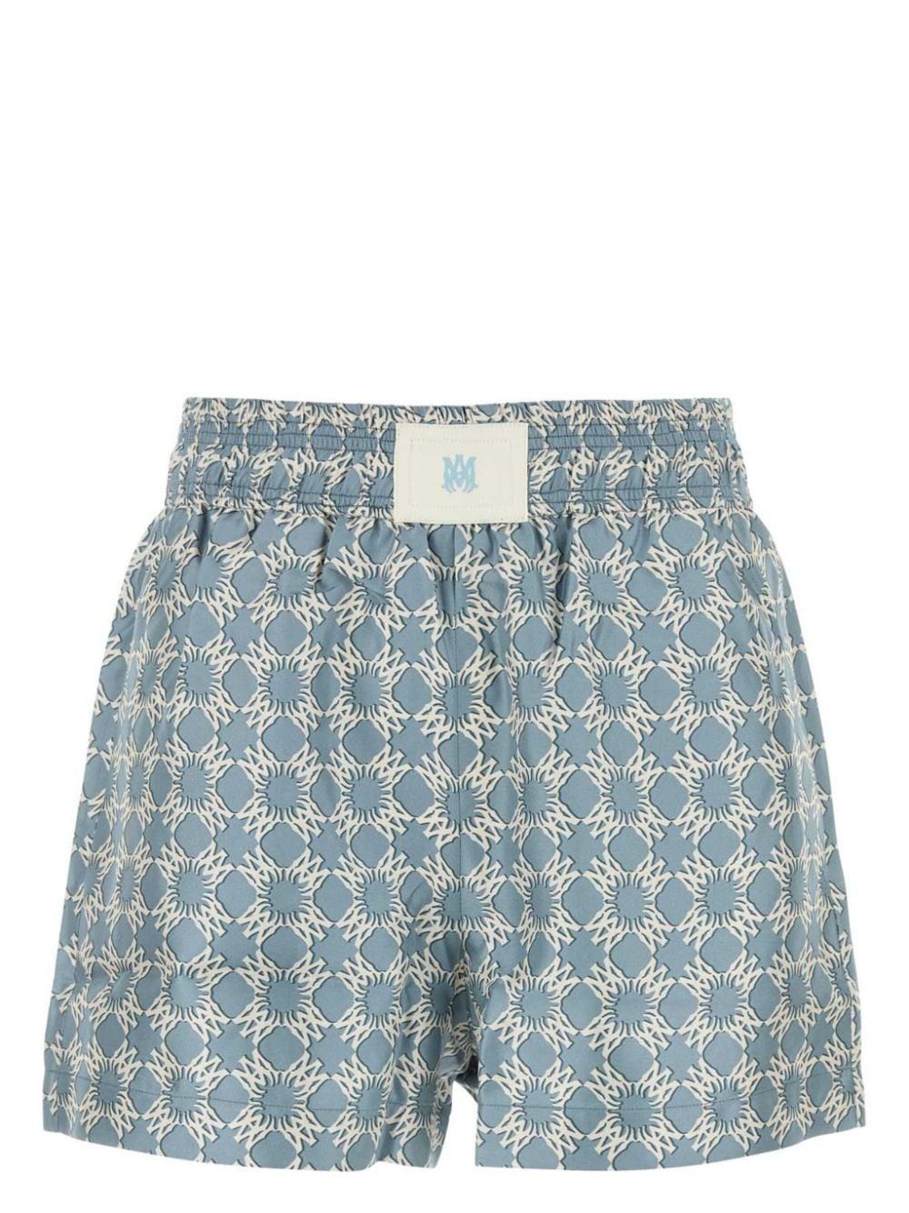o1orln1025 MA Quad Short in Blue/White