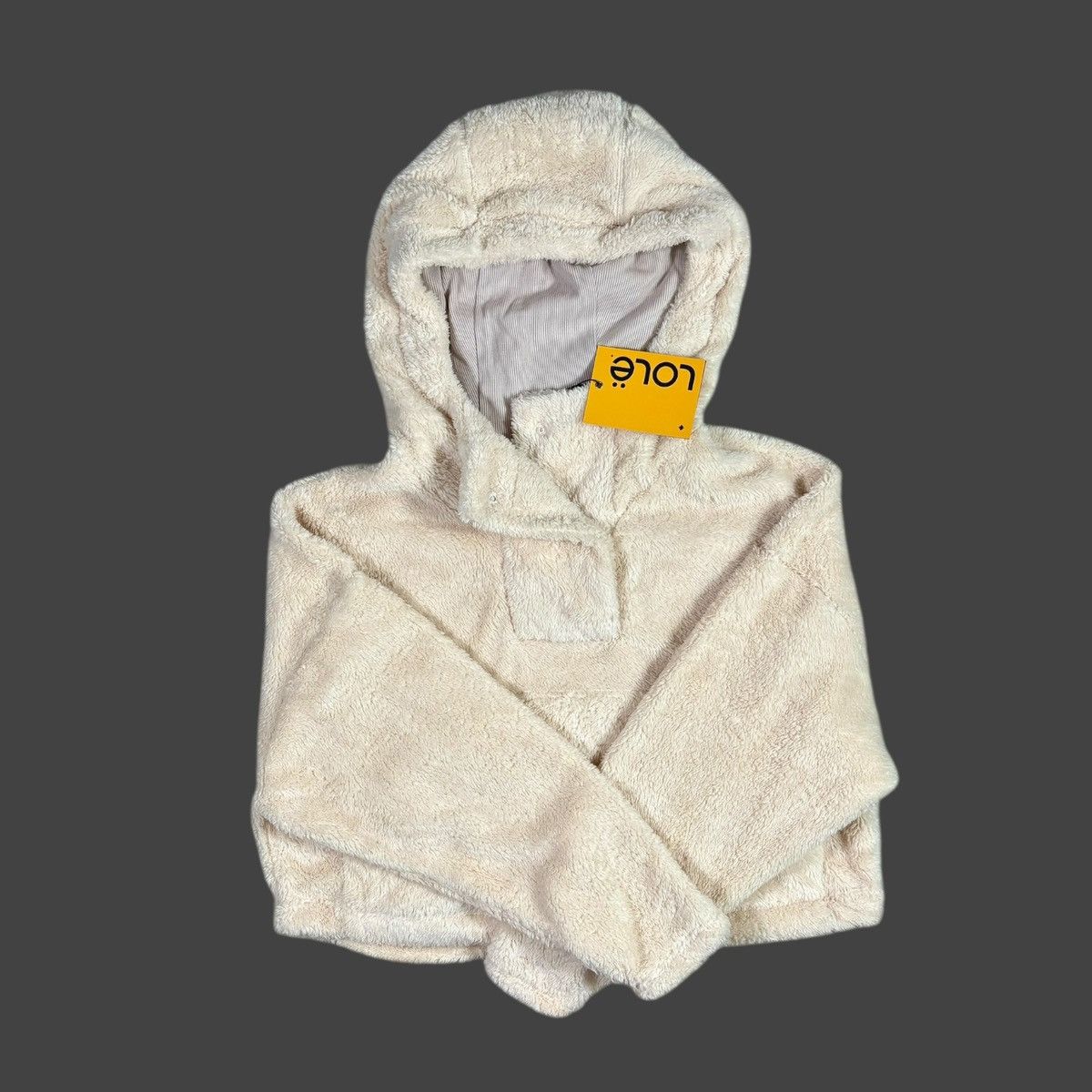 Other Lole Women’s Yana Sherpa Beige Cropped Hoodie Sz L Size L / US 10 / IT 46 - 8 Thumbnail