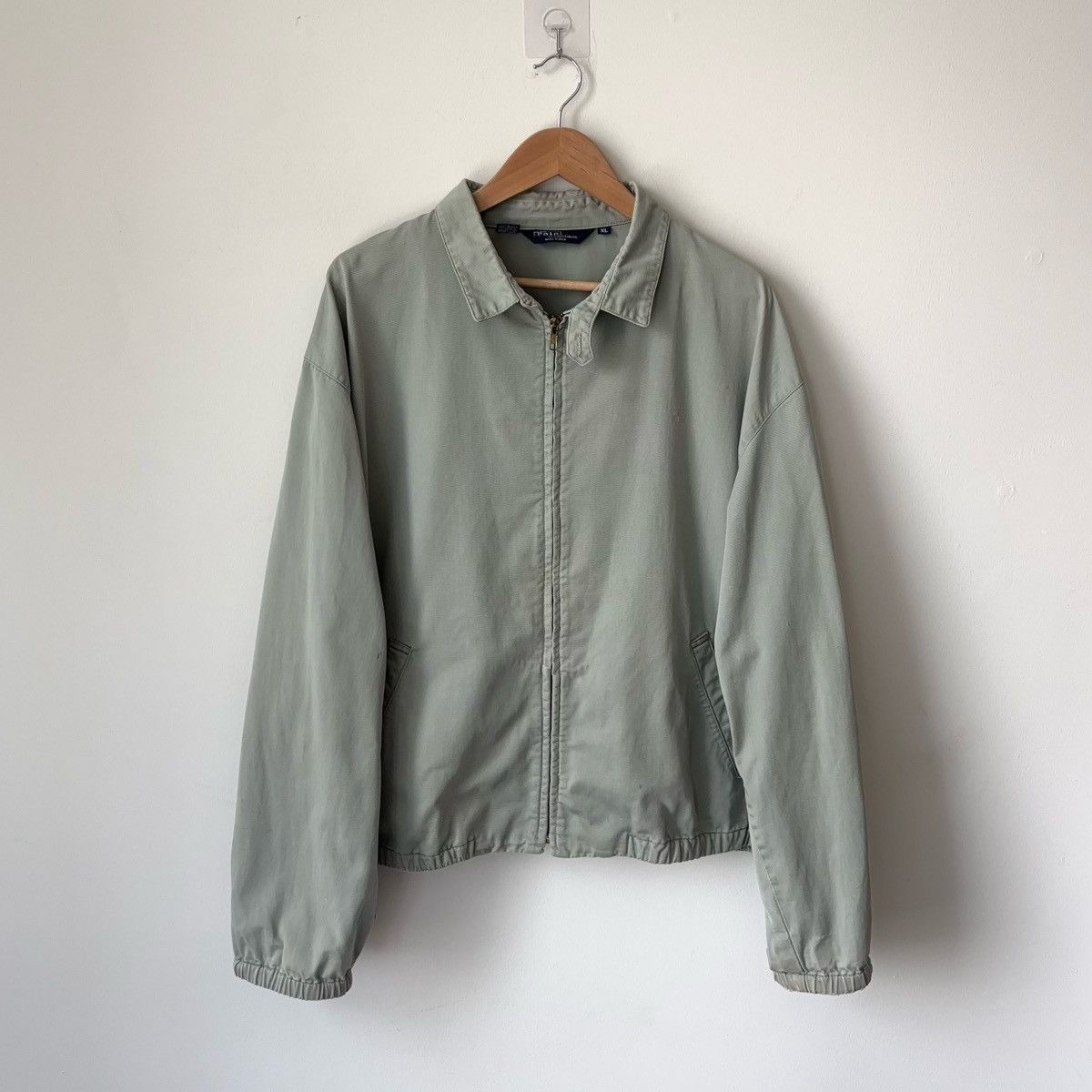 Polo Ralph Lauren Vintage Light Green Bi-Swing Bomber Jacket USA Mint Seafoam Size US XL / EU 56 / 4 - 1 Thumbnail