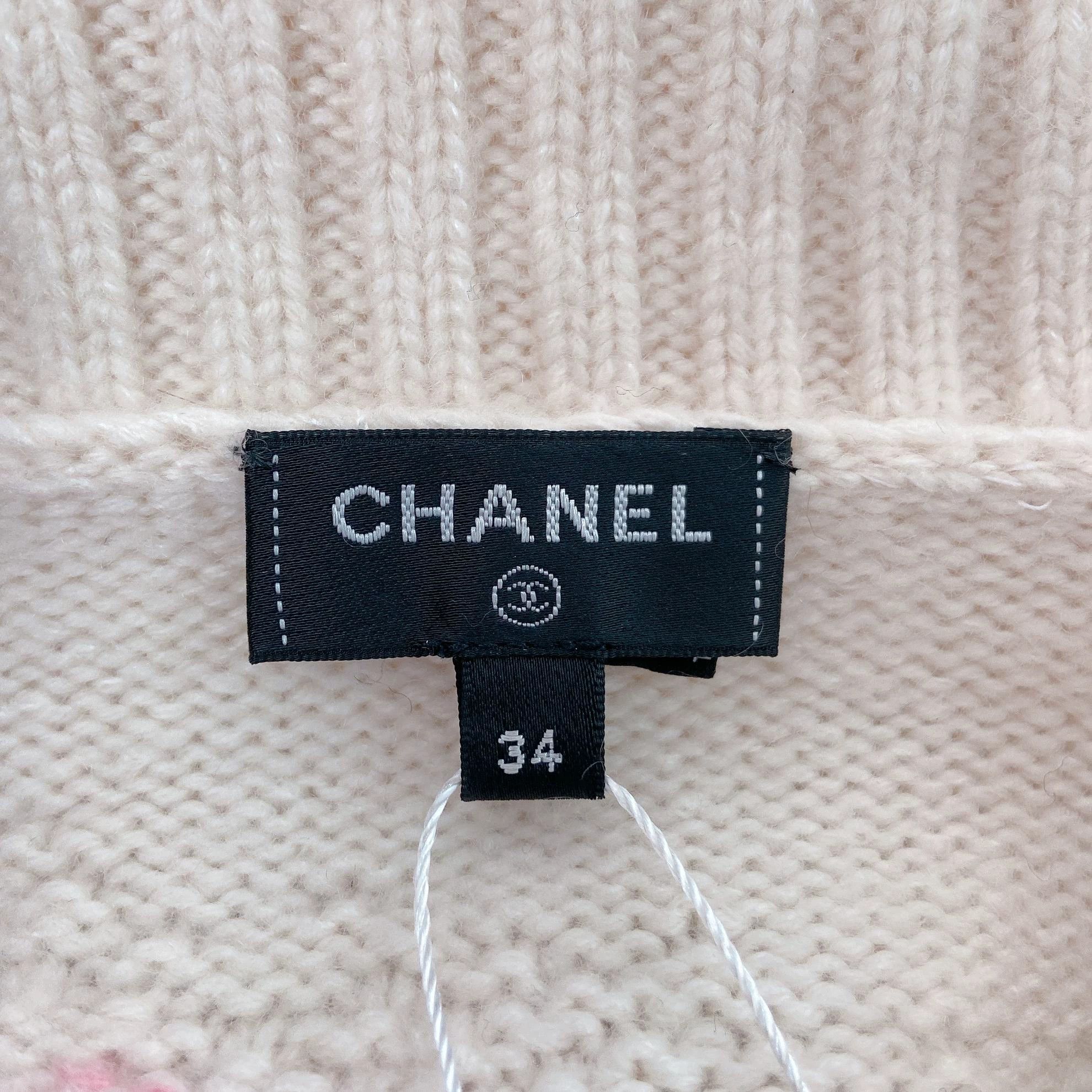 Chanel Chanel Ski Color Blocked Knit Sweater Size 34 Size XS / US 0-2 / IT 36-38 - 8 Thumbnail