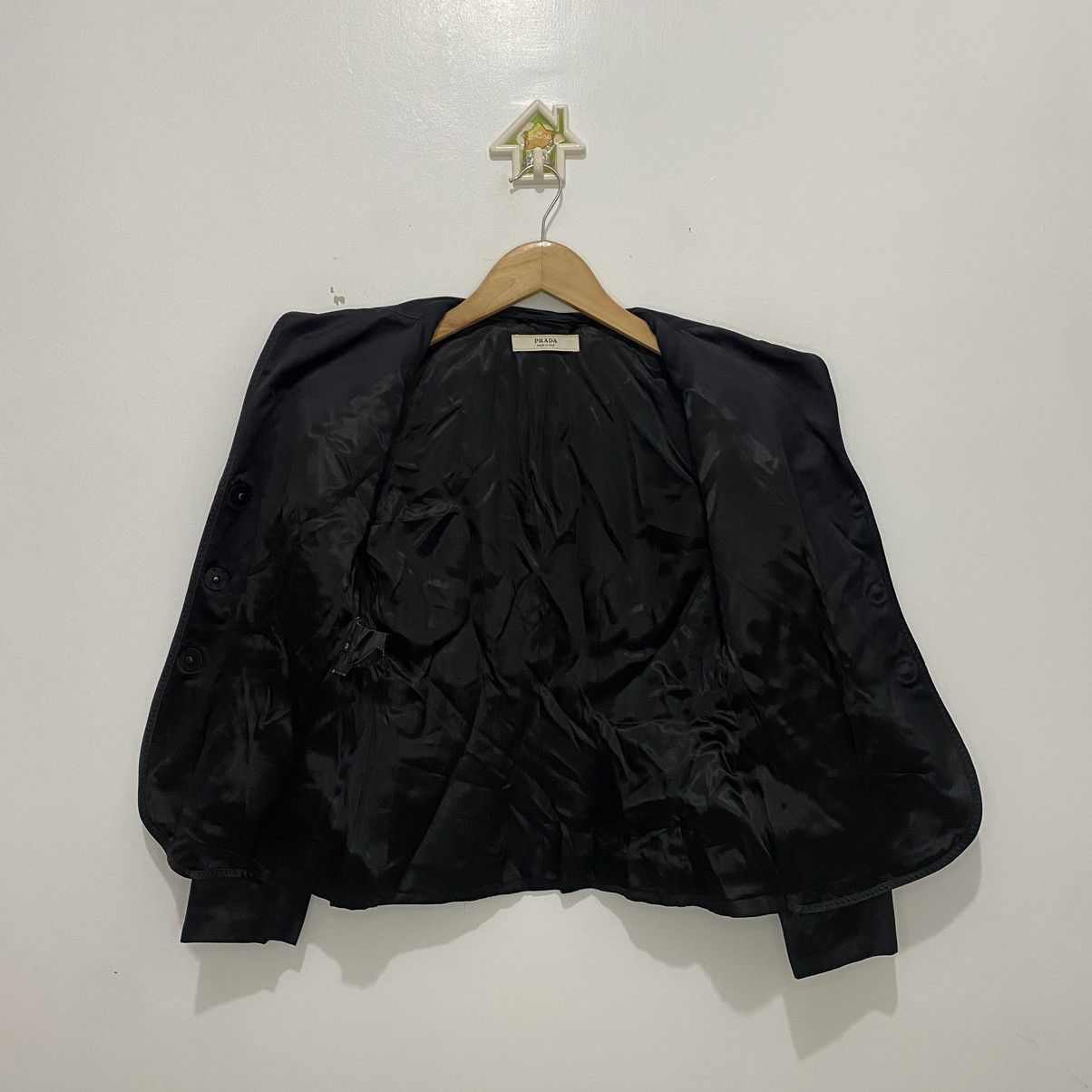 Prada Prada Silk Cropped Blazer Size XS / US 0-2 / IT 36-38 - 5 Thumbnail