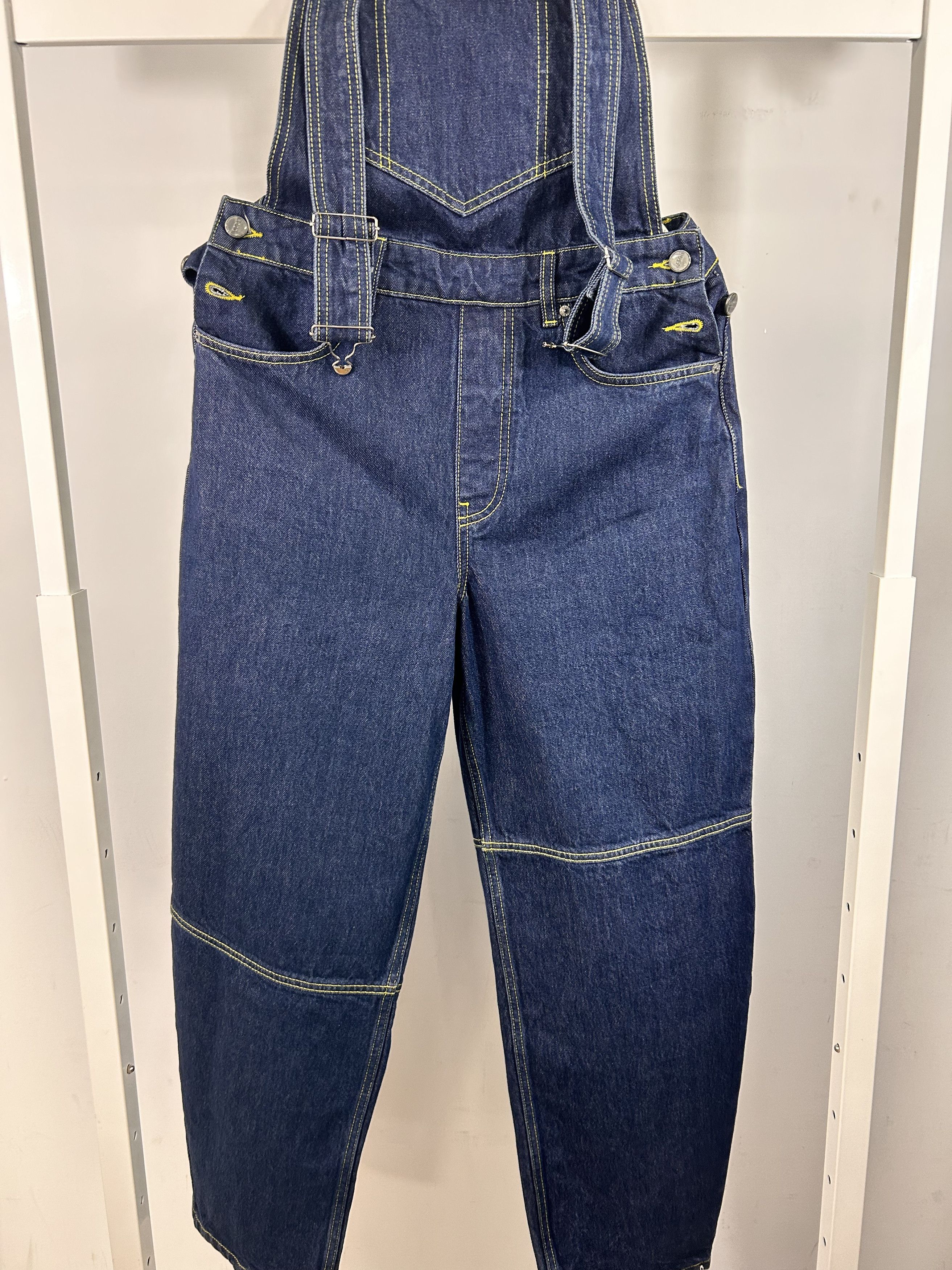 Ganni Blue Patch Pocket Jumpsuit