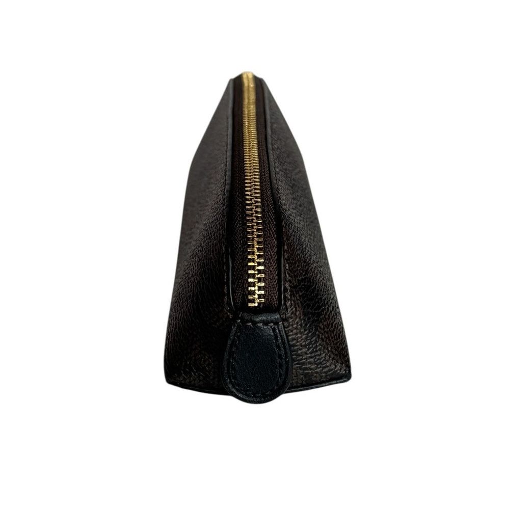 Coach Coach Pencil Case In Signature Canvas in Gold/Walnut/Black Size ONE SIZE - 7 Thumbnail