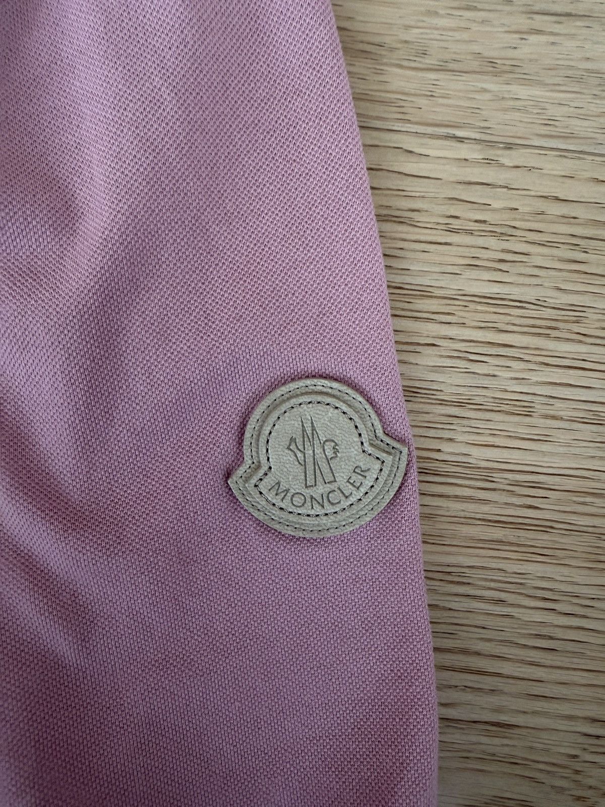 Moncler Moncler Pink Zip Polo Size US XL / EU 56 / 4 - 4 Thumbnail