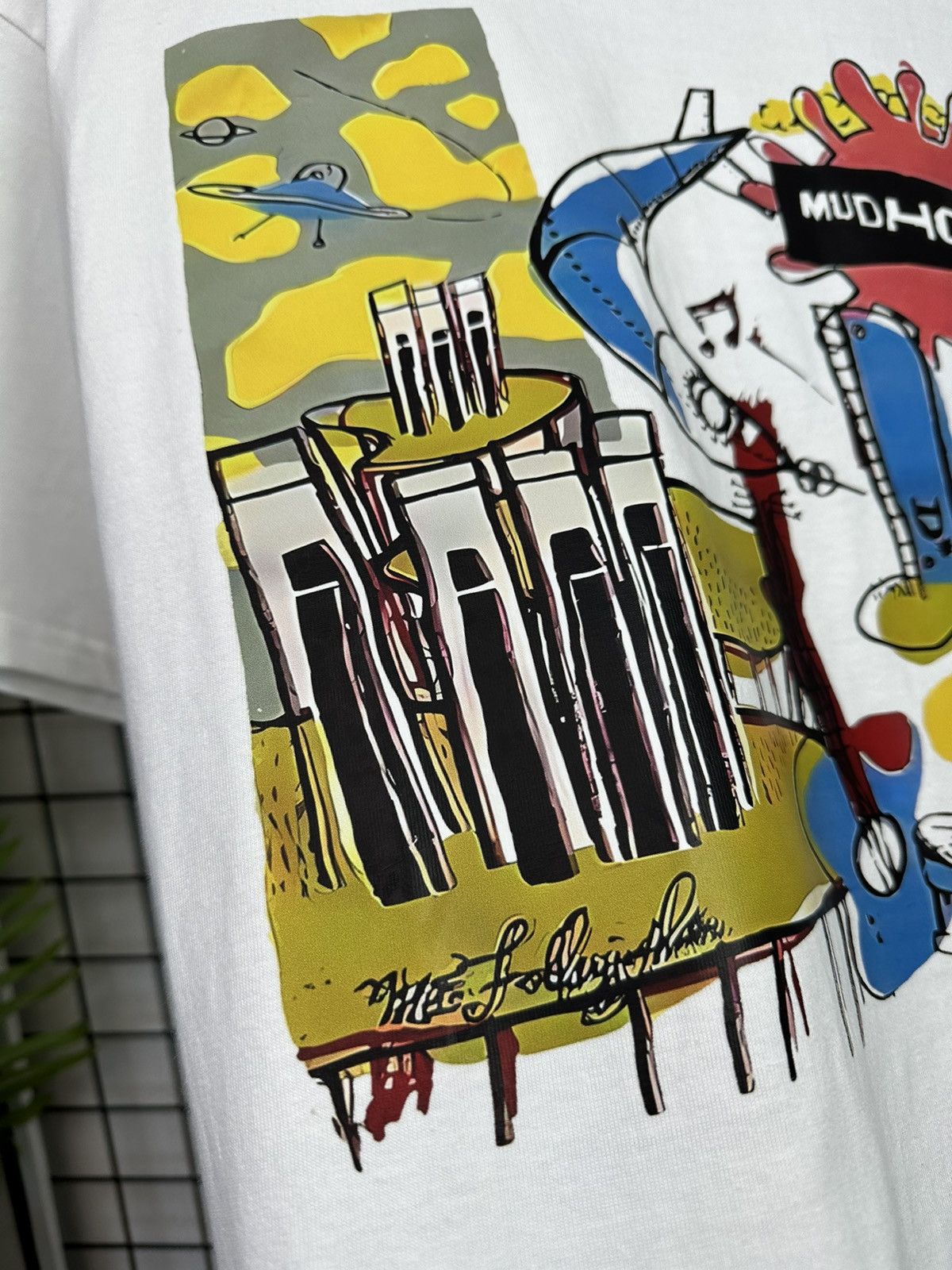 Band Tees × Vintage Mudhoney Rocket TShirt Band tee Men White L Size US L / EU 52-54 / 3 - 8 Thumbnail