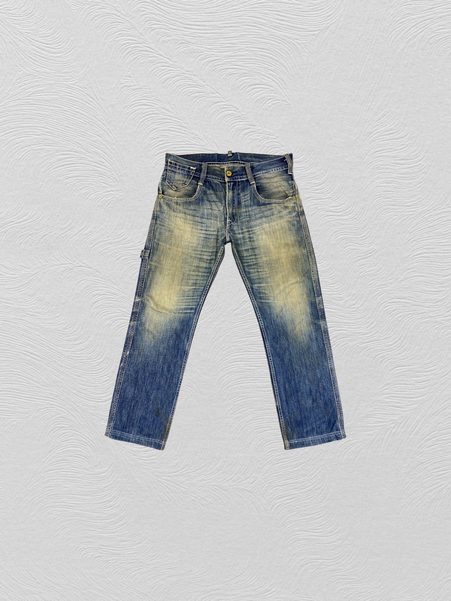 Levi's Dirty Blue Vintage Levi's 504 Jeans 35x28.5 Denim -SJ152 Size US 35 - 1 Thumbnail