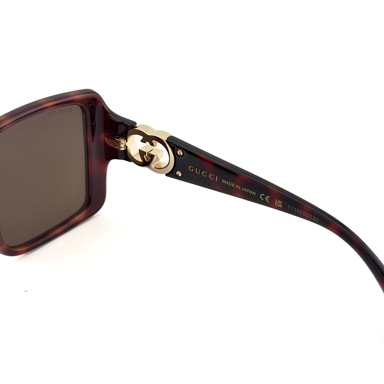 Gucci GUCCI GG1692S Brown Geometric 1692 Fashion Sunglasses 002 Size ONE SIZE - 7 Thumbnail
