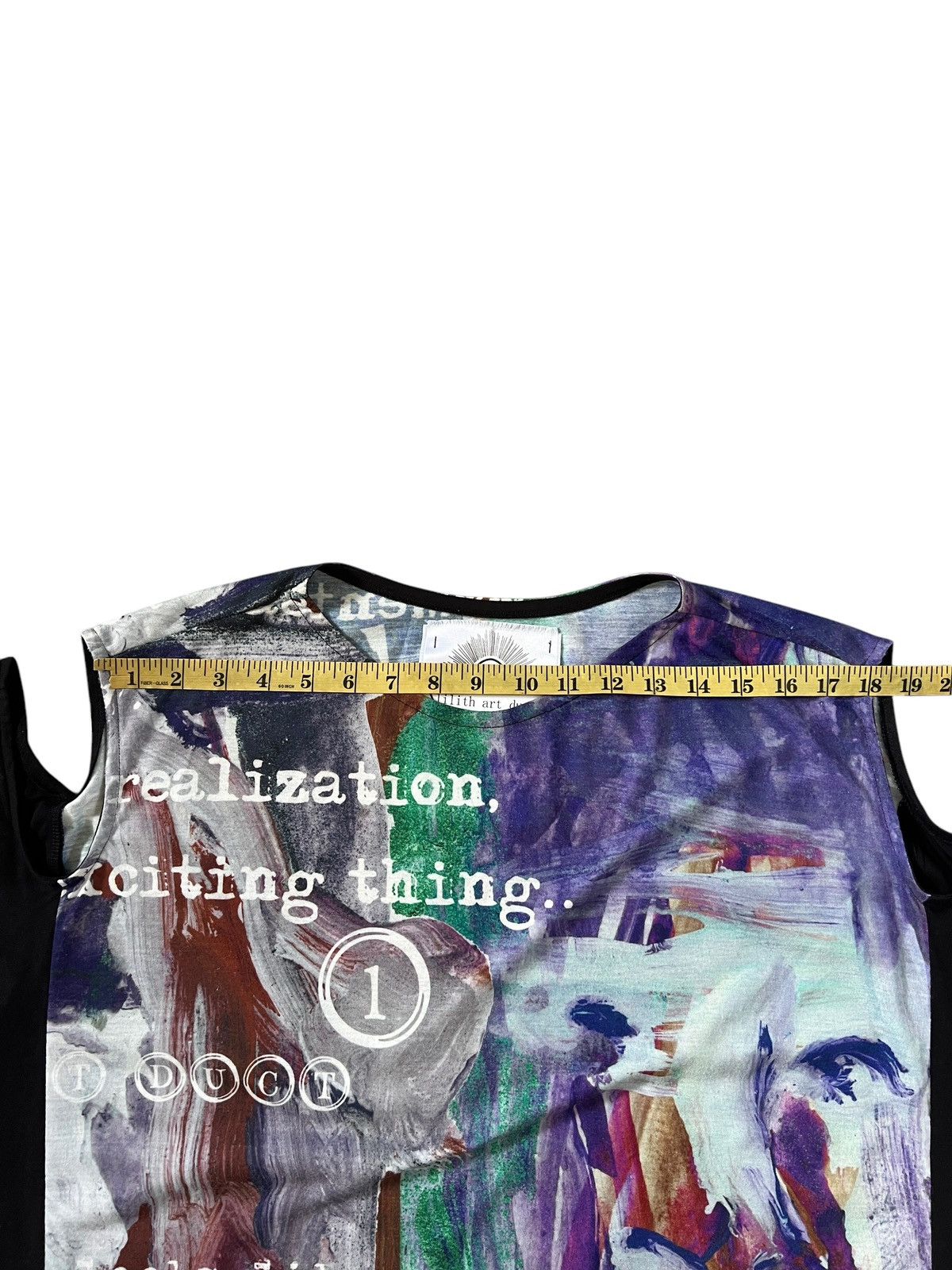 Japanese Brand Lilith Art Duct 🇯🇵 Rebuilt Off Shoulder Art Printed Shirt Size US L / EU 52-54 / 3 - 17 Thumbnail