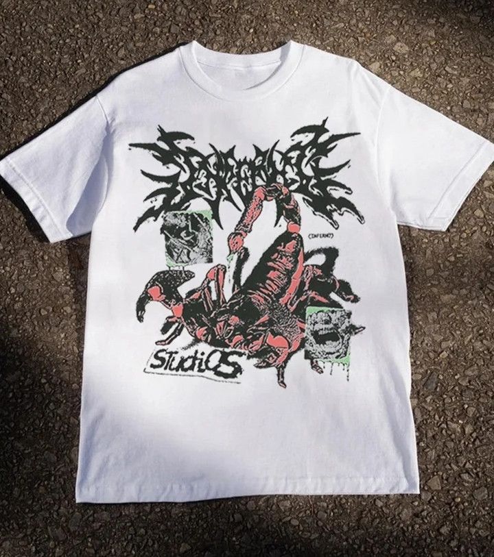 Japanese Brand Scorpion Studio Cotton Tee Size US S / EU 44-46 / 1 - 1 Thumbnail