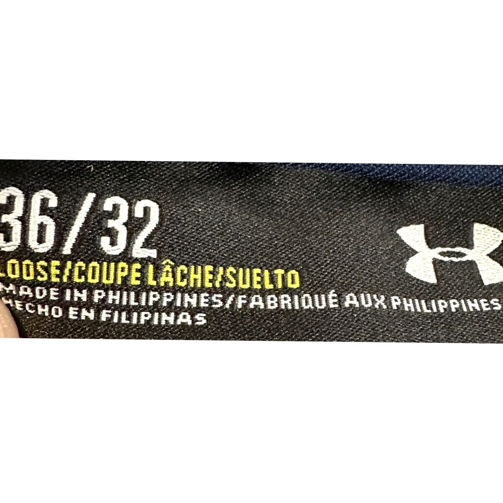 Under Armour Under Armour Golf Pants Chino Mens 36X32 Blue Flat Front Pockets Straight Leg Size US 36 / EU 52 - 3 Thumbnail