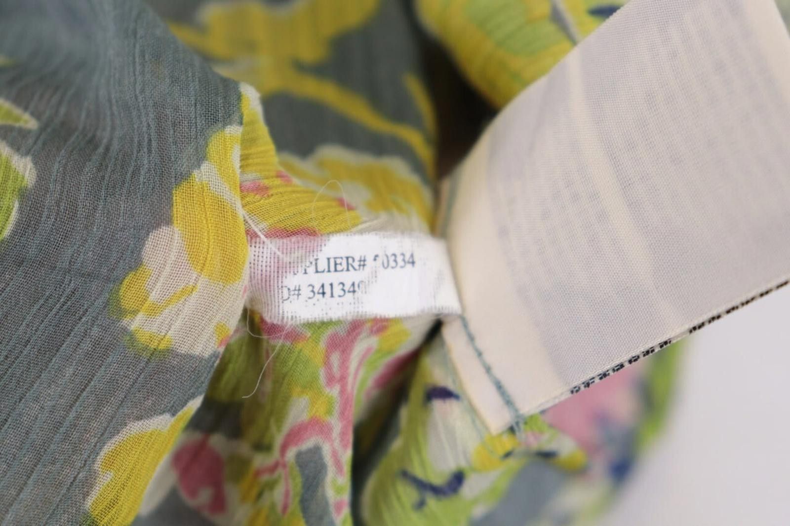 Denim & Supply Ralph Lauren Denim & Supply Ralph Lauren Green Floral Blouse Top Size S Size S / US 4 / IT 40 - 10 Thumbnail