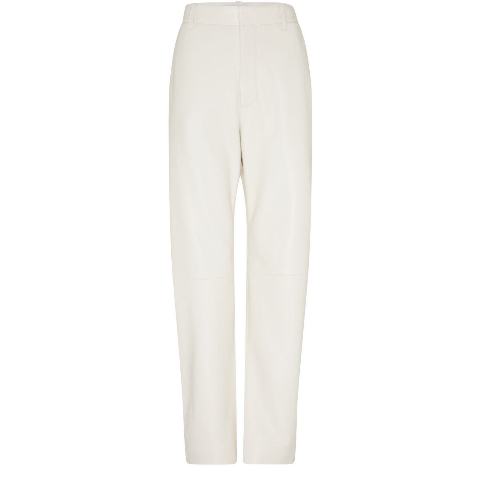 BOTTEGA VENETA Dove Leather Loose Pants New And Authentic (W