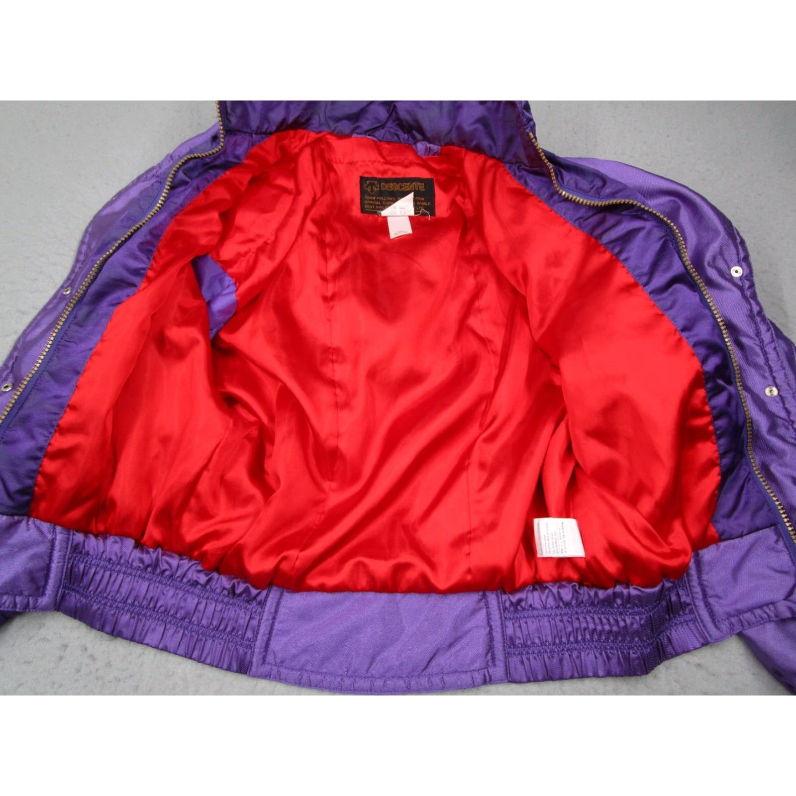 Vintage VINTAGE is not applicable; Descente Jacket Women 10 Purple Full Zip Ski Snowboard Made in Japan Size L / US 10 / IT 46 - 3 Thumbnail