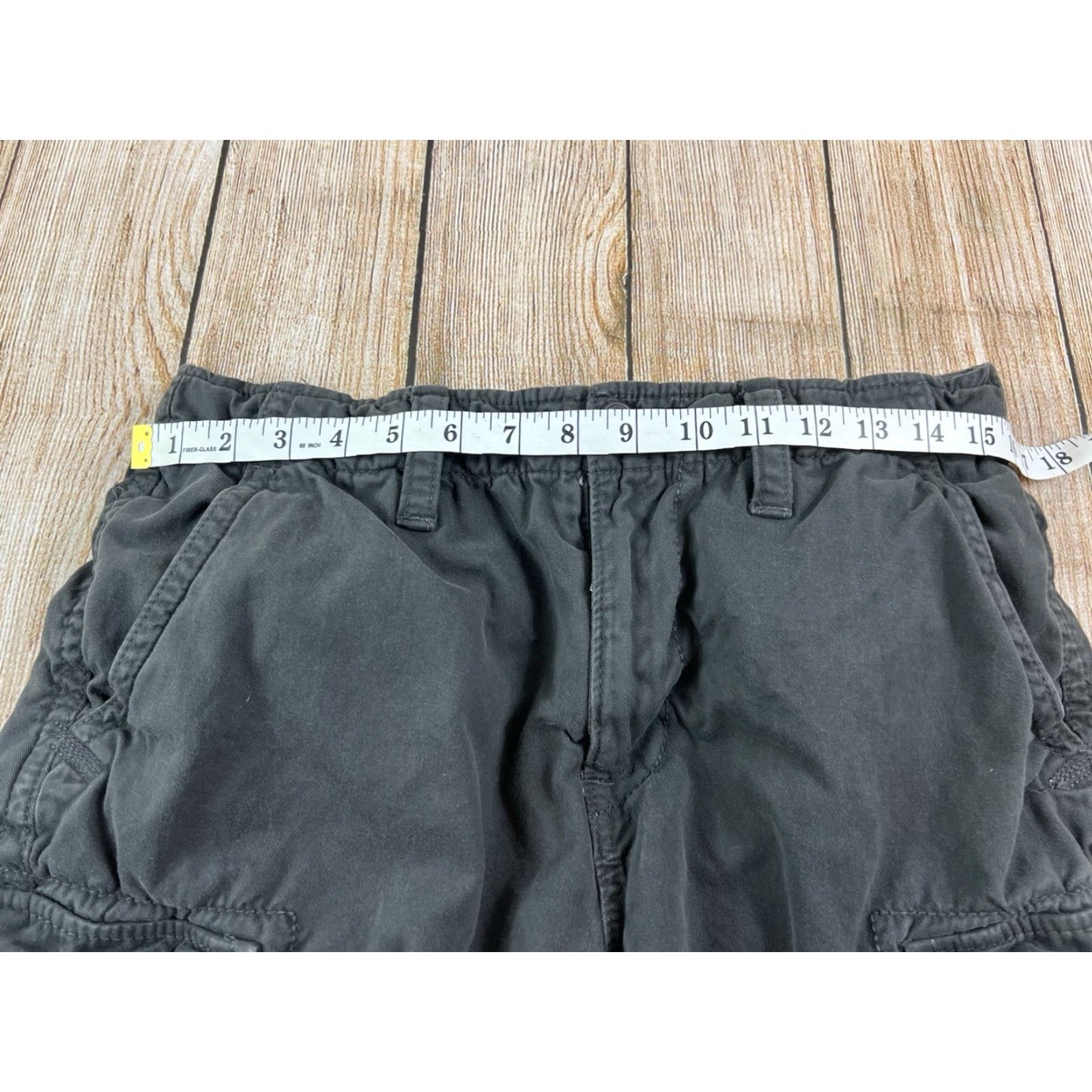 American Eagle Outfitters VINTAGE American Eagle Outfitters Mens Cargo Shorts Dark Gray 100% Cotton Sz 32 Regular Canvas Pocketed Cargo 10 Inseam Casual Outdoor Preppy Size US 32 / EU 48 - 7 Thumbnail