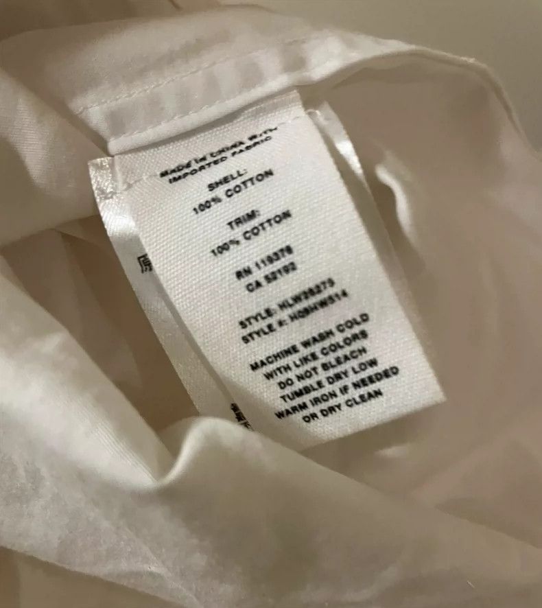 HELMUT LANG New white shoulder shirt