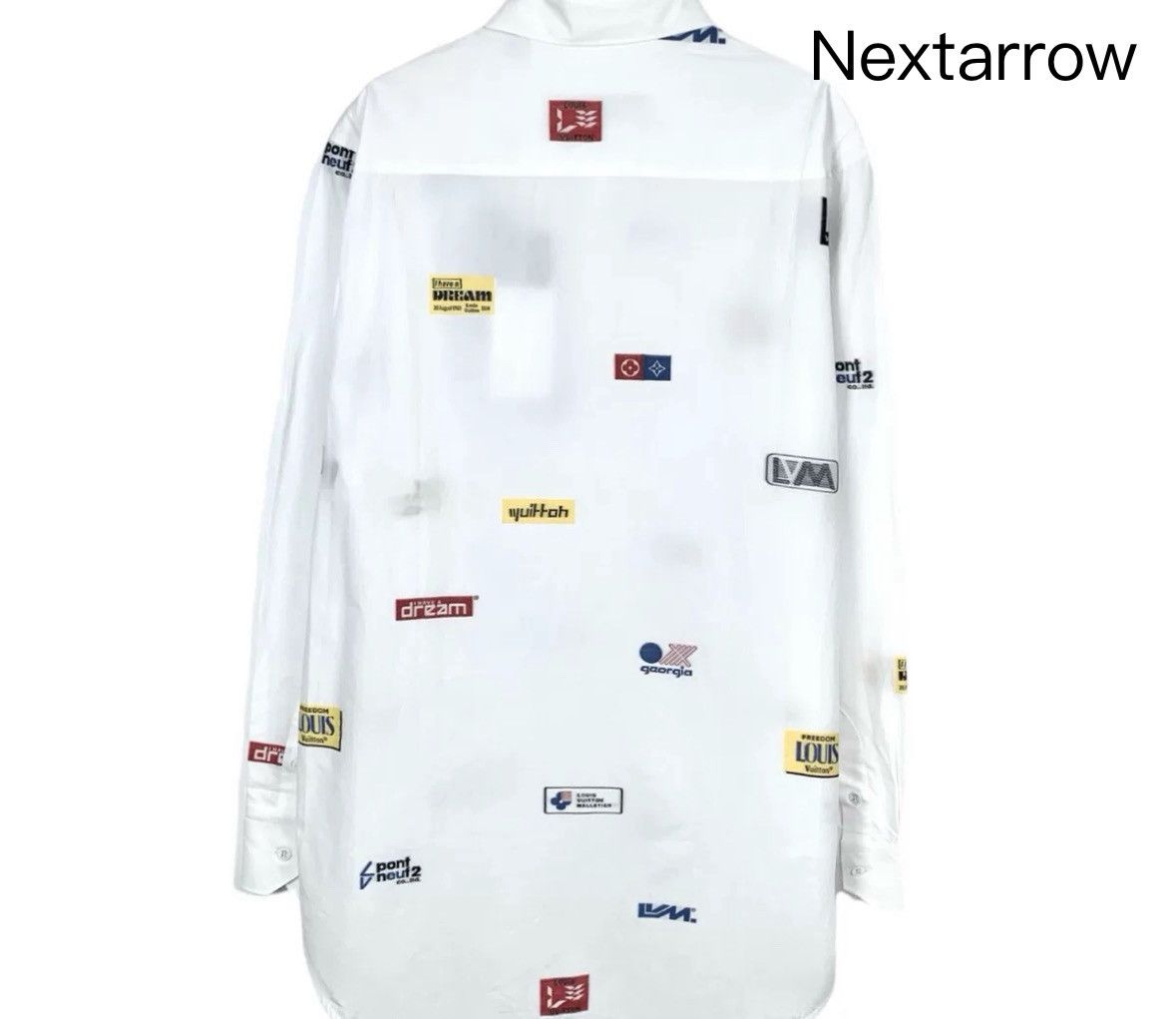 Louis Vuitton Louis Vuitton Lv logo white cotton long sleeved shirt Size US S / EU 44-46 / 1 - 2 Thumbnail
