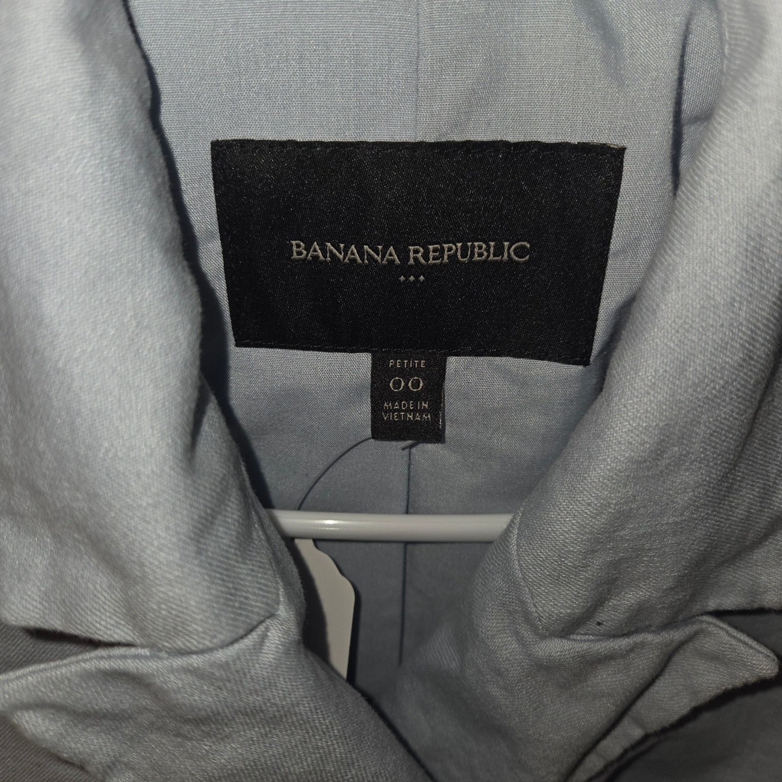 Banana Republic Banana Republic Light Blue Blazer - Size 00 - Petite Size XXS / US 00 / IT 34 - 5 Thumbnail