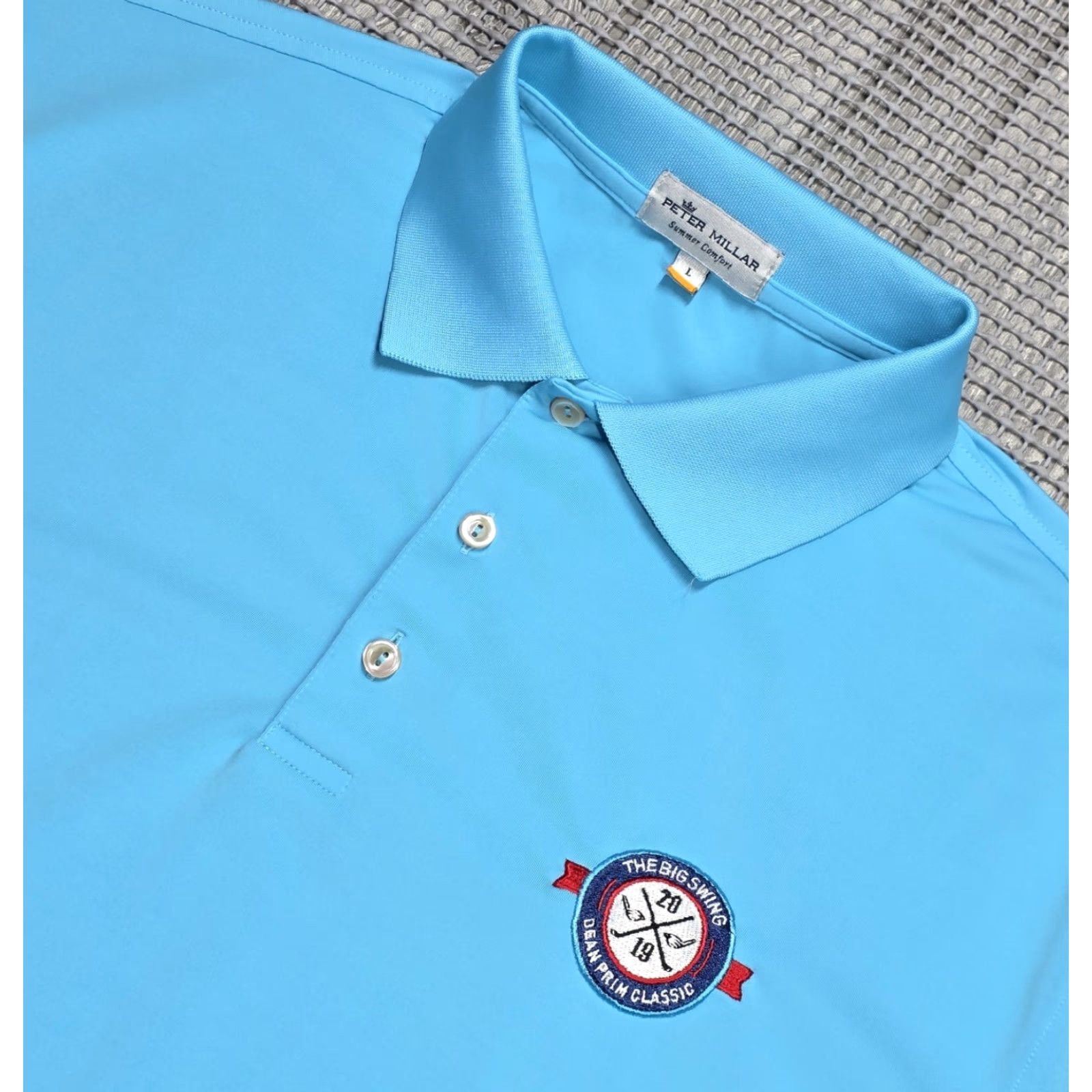 Peter Millar Peter Millar Summer Comfort Polo Men L Blue Dean Prim Big Swing Size US L / EU 52-54 / 3 - 6 Thumbnail