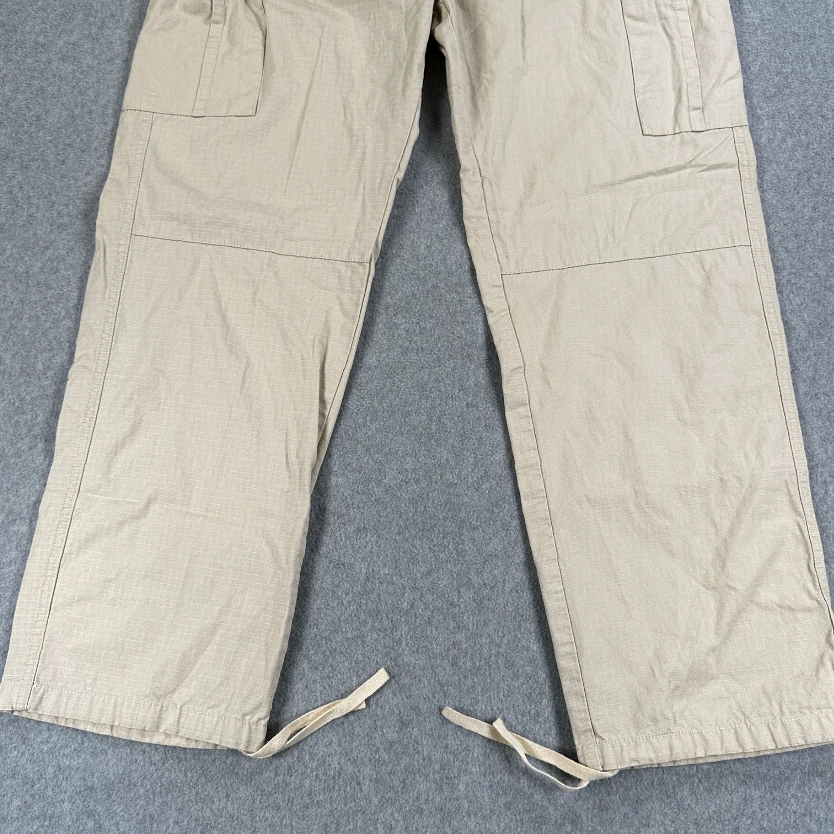 Carhartt Carhartt WIP Cargo Pants Mens XL Beige Ripstop Adjustable Waist Hiking Outdoor Size US 36 / EU 52 - 5 Thumbnail