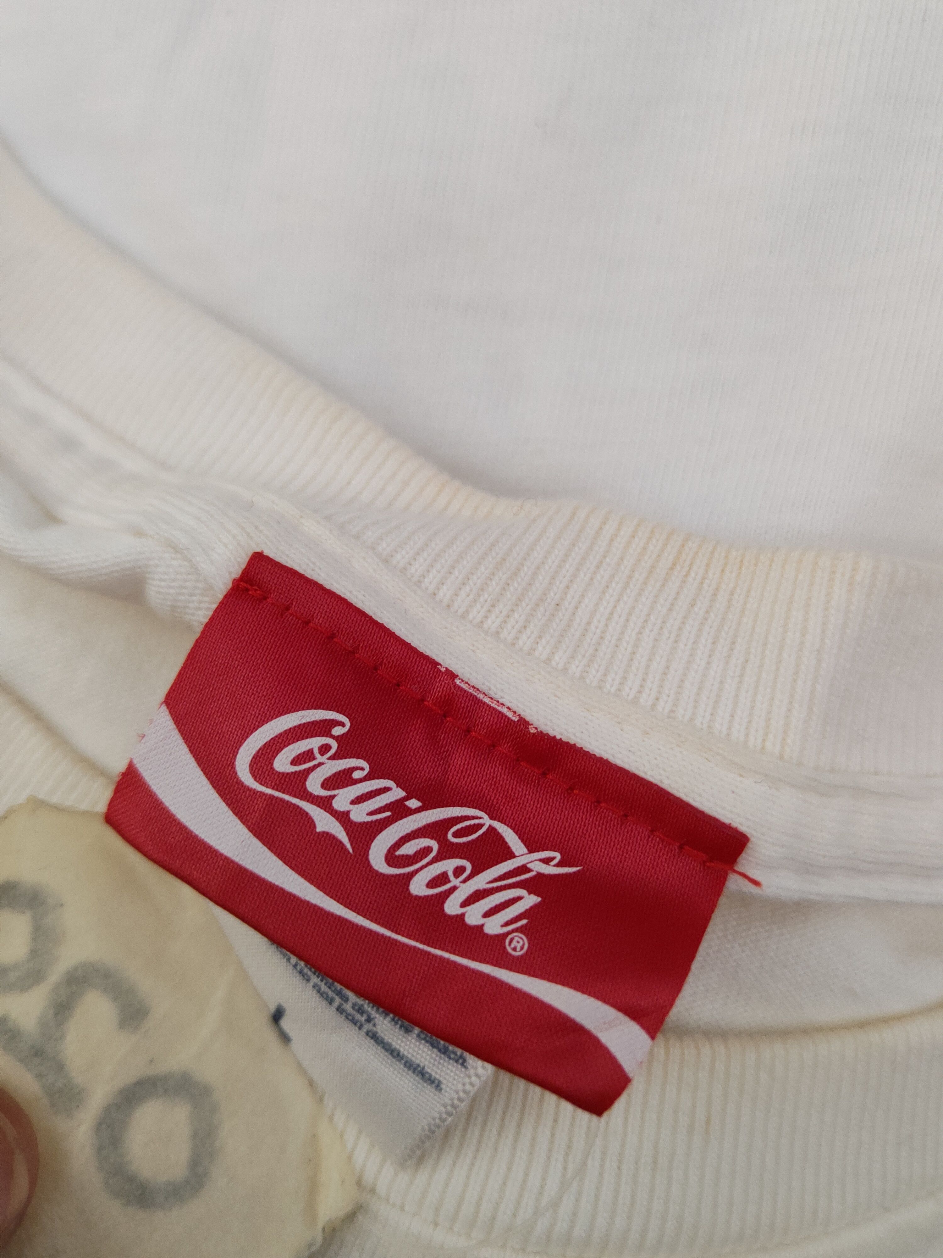 Coca Cola DLL Coca Cola X Moto suzuka 8 hour vintage White tee #020 Size US L / EU 52-54 / 3 - 14 Thumbnail