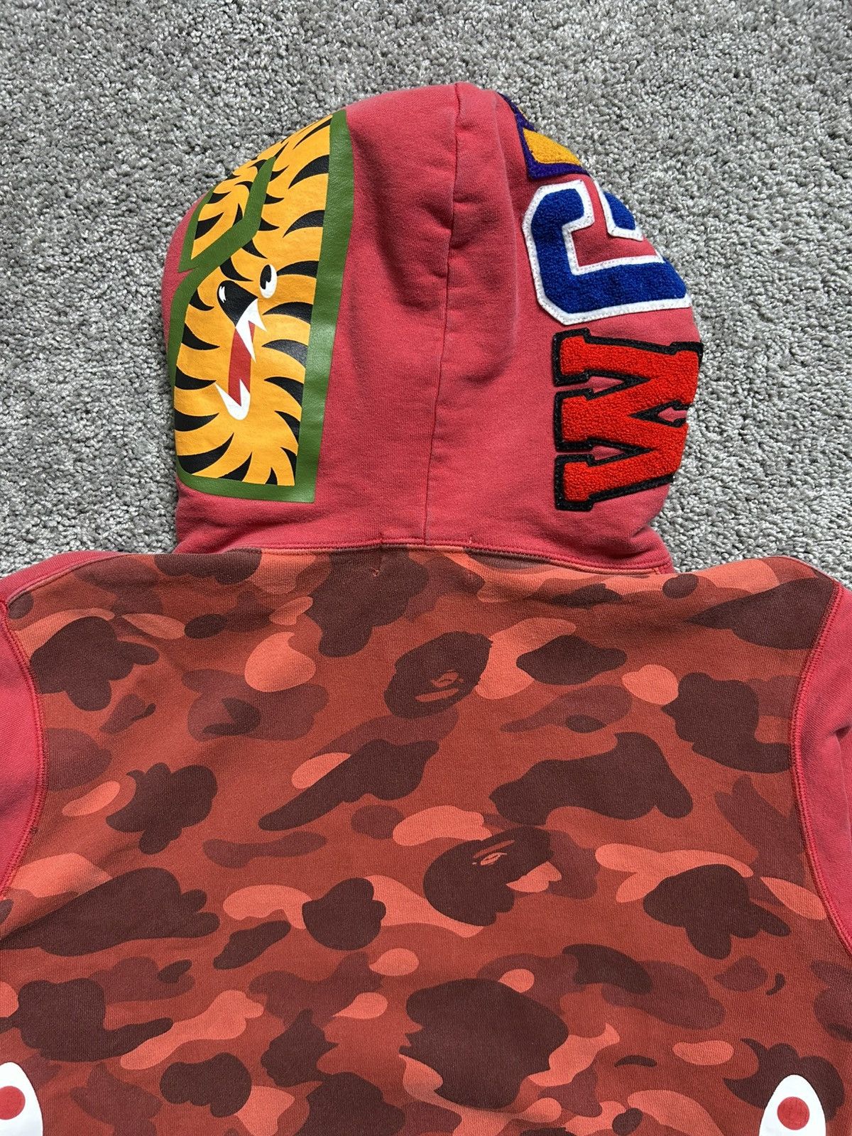 Other Bape Shark Wide Side Zip Camo Pullover Hoodie WGM Size US L / EU 52-54 / 3 - 9 Thumbnail