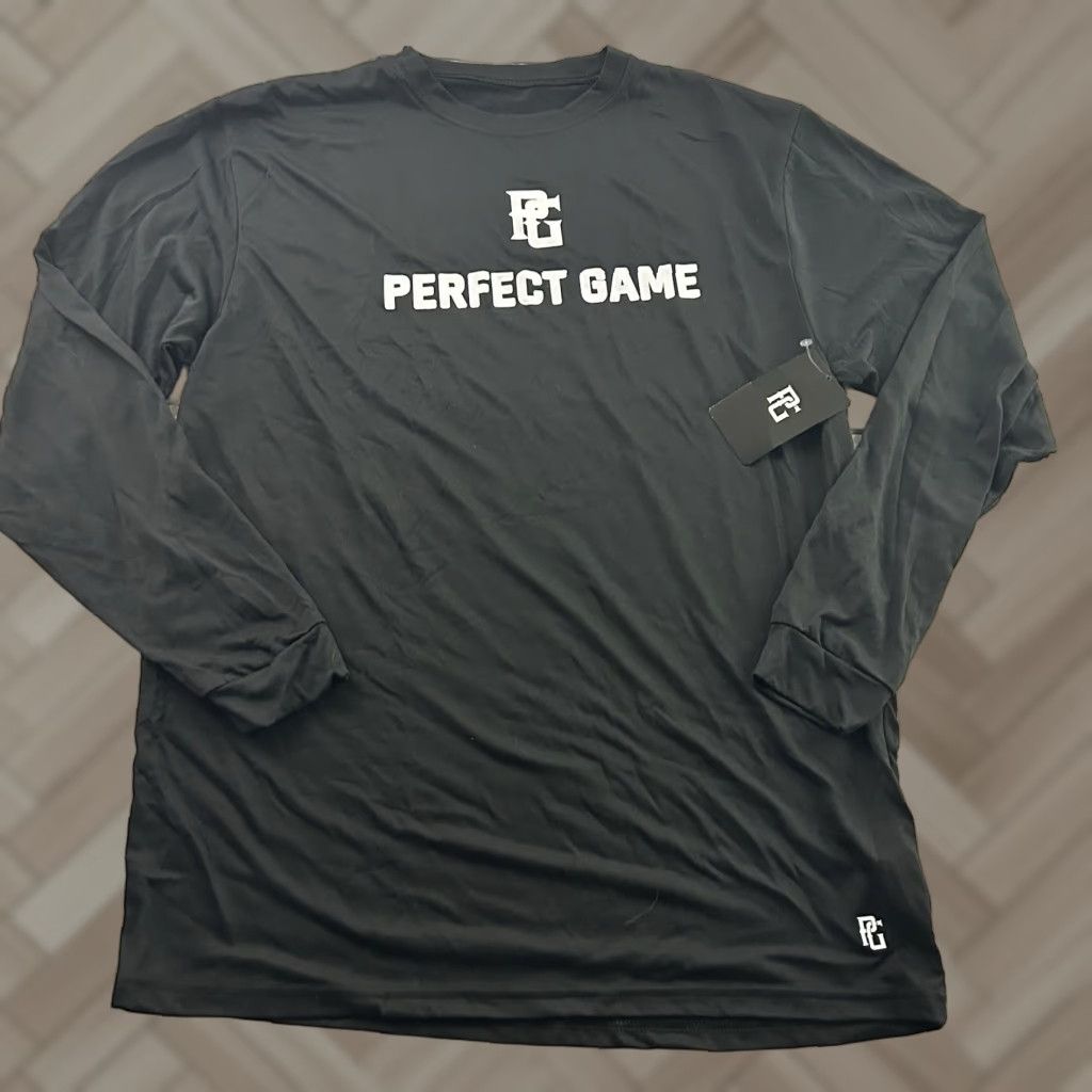 Vintage Perfect Game Long Sleeve Athletic Shirt Mens M Black Size US M / EU 48-50 / 2 - 1 Thumbnail