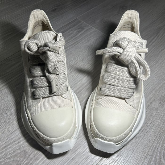 Rick Owens Rick Owens Jumbo Lace Ramones Abstract Low | Grailed