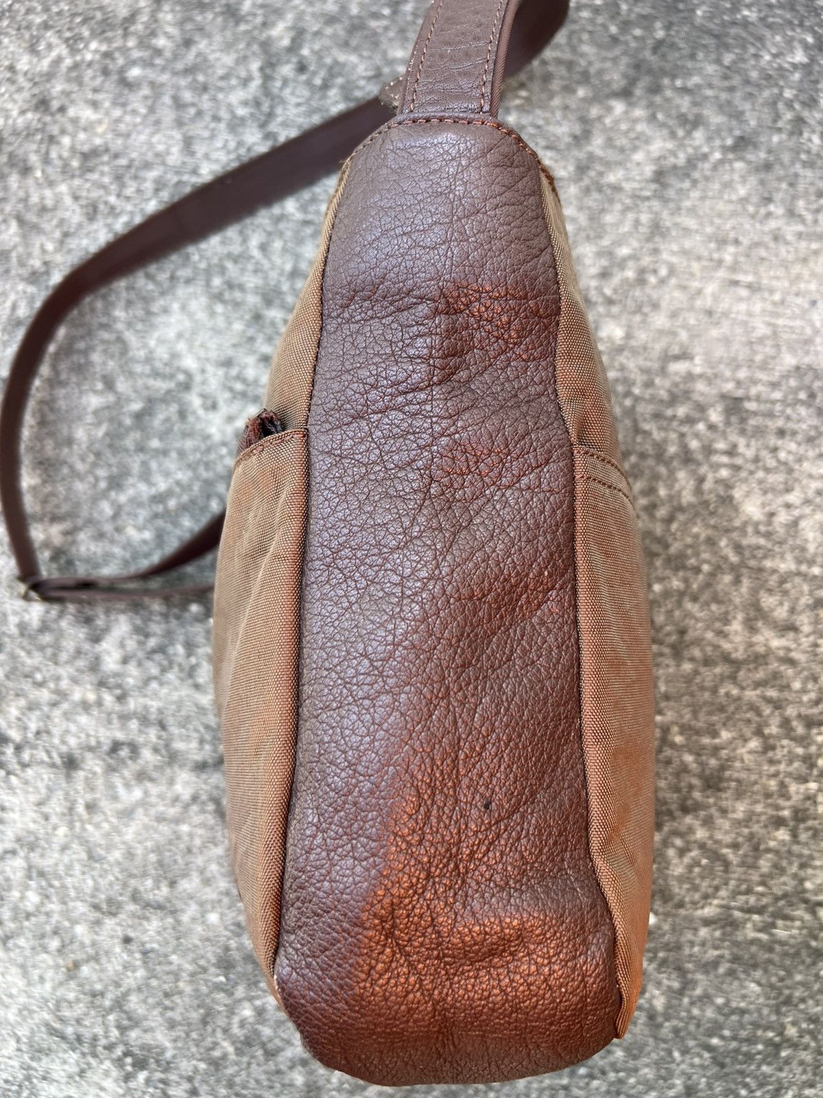 Leather Vintage Ibiza Japan Hybrid Leather Sling Bag Size ONE SIZE - 7 Thumbnail