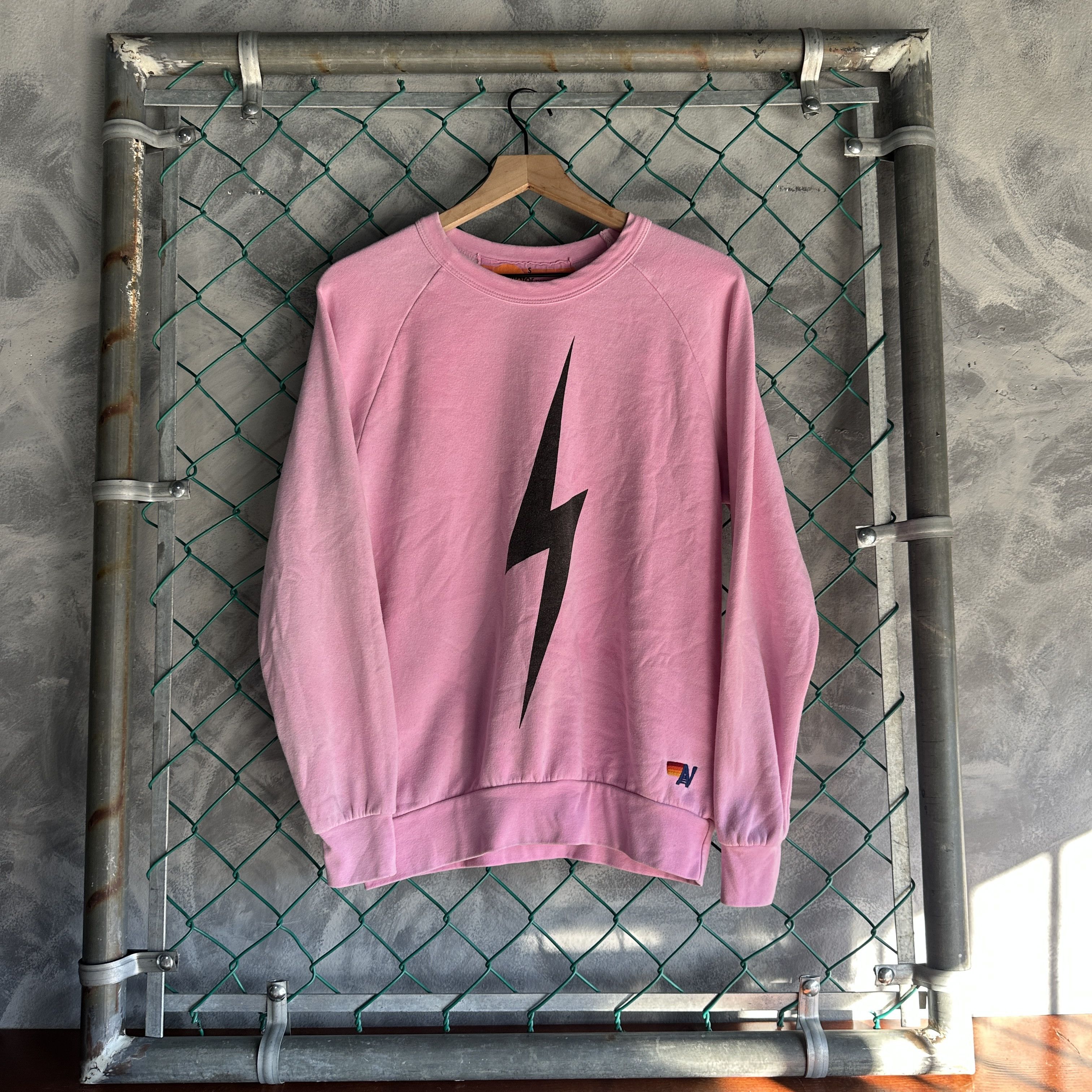 Aviator Nation Aviator Nation Sweatshirt Womens S Pink Bolt Fade Crew Neck Size S / US 4 / IT 40 - 1 Thumbnail