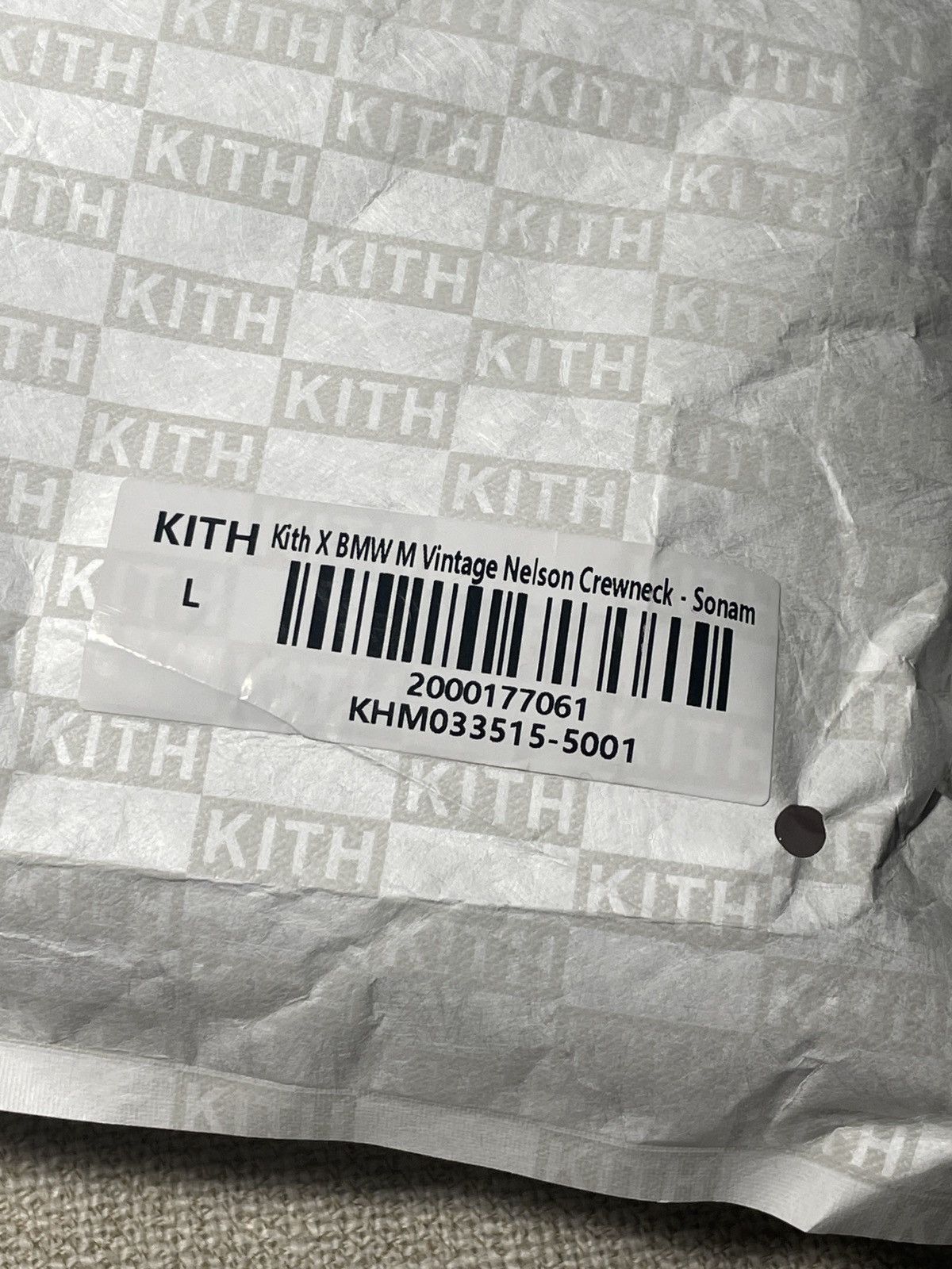 Kith KITH X BMW M Vintage NELSON CREWNECK (SIZE L) Size US L / EU 52-54 / 3 - 7 Thumbnail