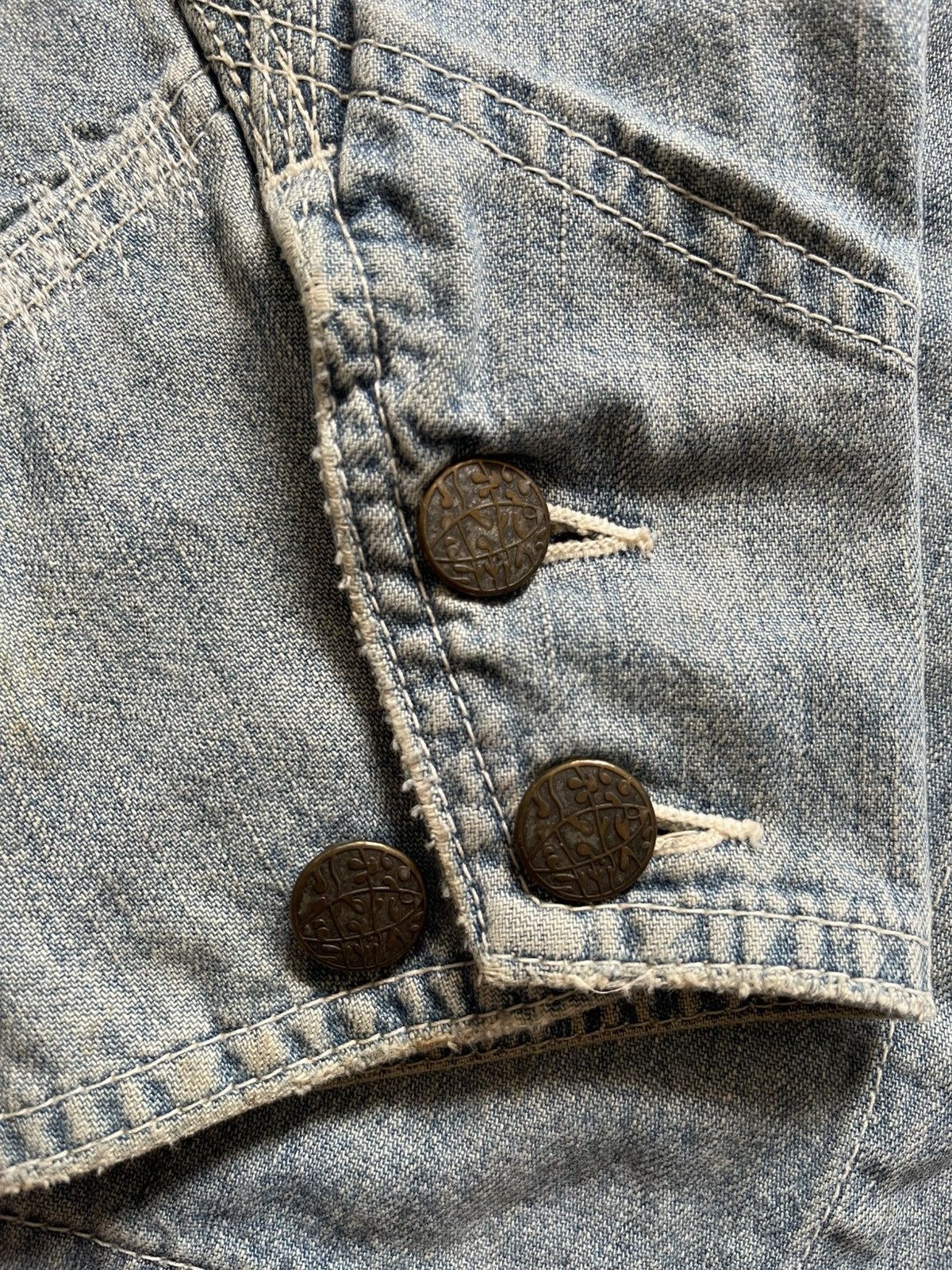 If Six Was Nine Hex antistyle Chore Distressed boro Jacket Size US L / EU 52-54 / 3 - 15 Thumbnail
