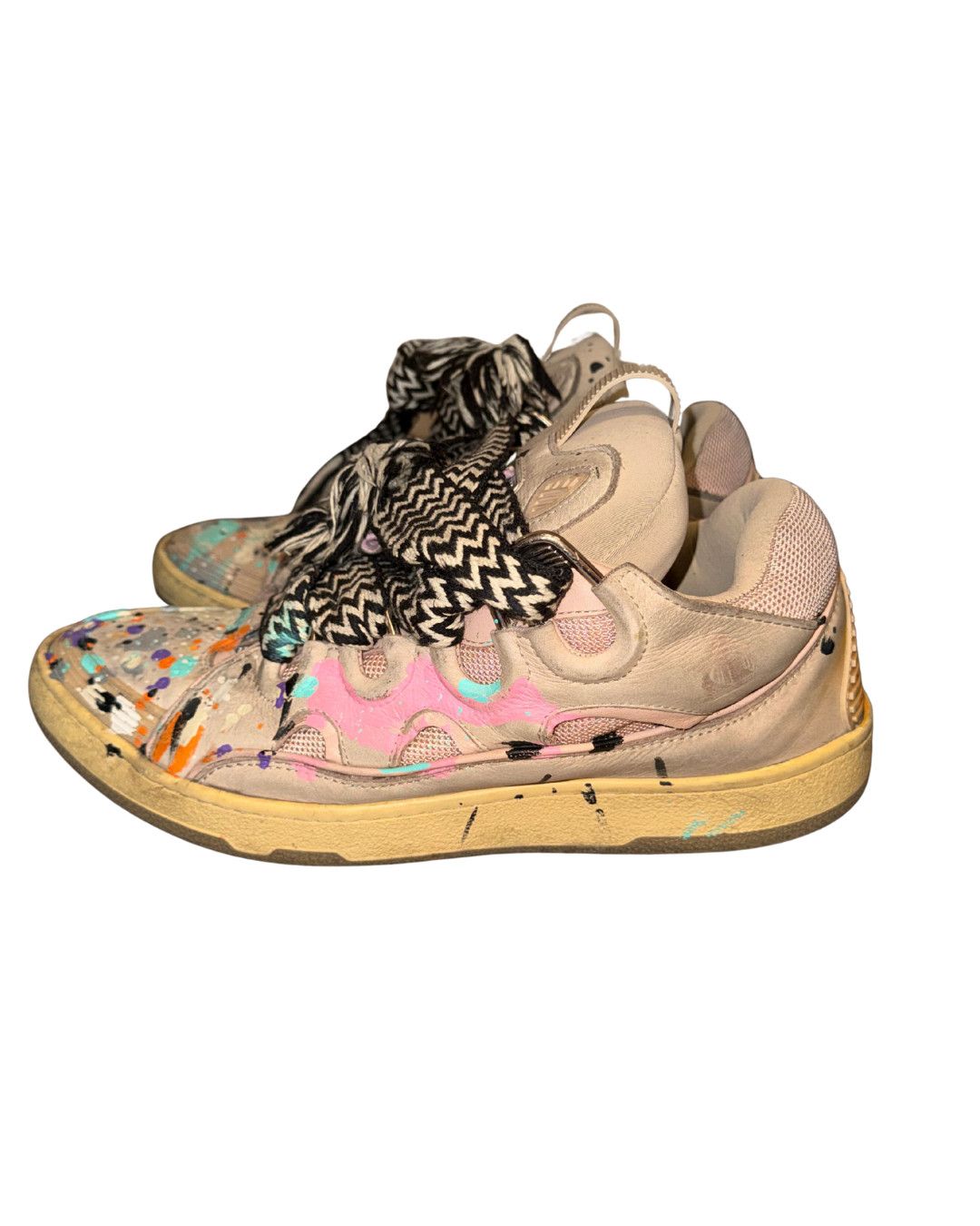 Lanvin x Gallery Dept. Curb Light Sneakers 'Paint Drip