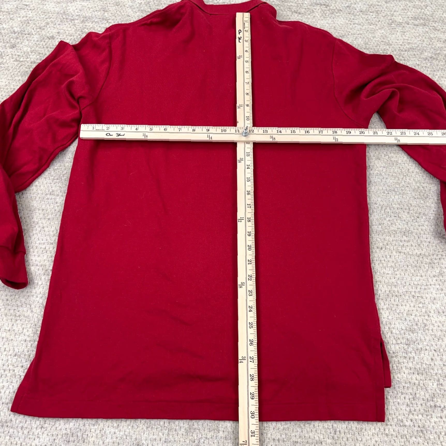 Polo Ralph Lauren Ralph Lauren Polo Shirt Men Medium Red Polo Shirt Polo Ralph Lauren Red Embroidered Logo Button Collar Long Sleeve Regular Fit Vintage No Size US M / EU 48-50 / 2 - 7 Thumbnail