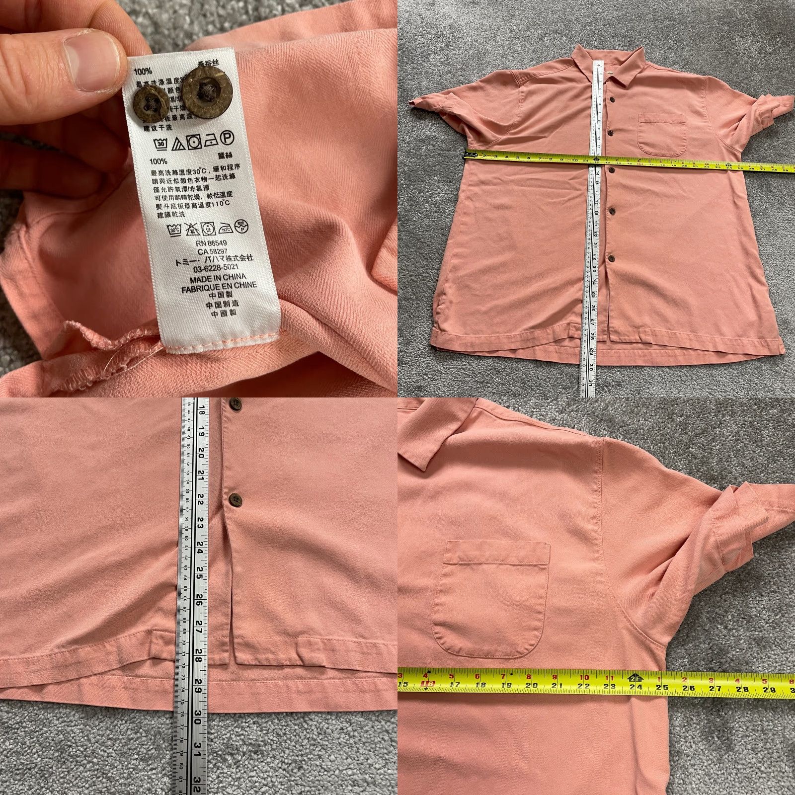 Tommy Bahama Tommy Bahama Silk Shirt Mens XL Multicolor Short Sleeve Button-Down Casual Beach Hawaiian Tropical Mens Size US XL / EU 56 / 4 - 8 Thumbnail