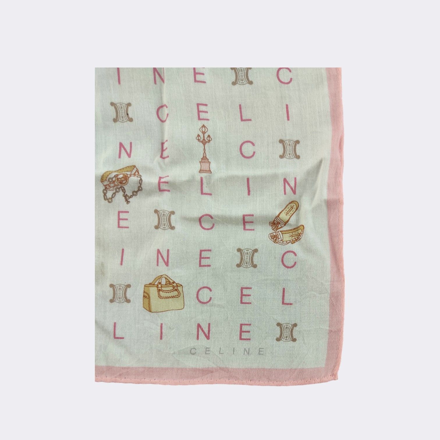 Celine Vintage Celine Handkerchief Neckerchief Bandana H130D Size ONE SIZE - 3 Thumbnail