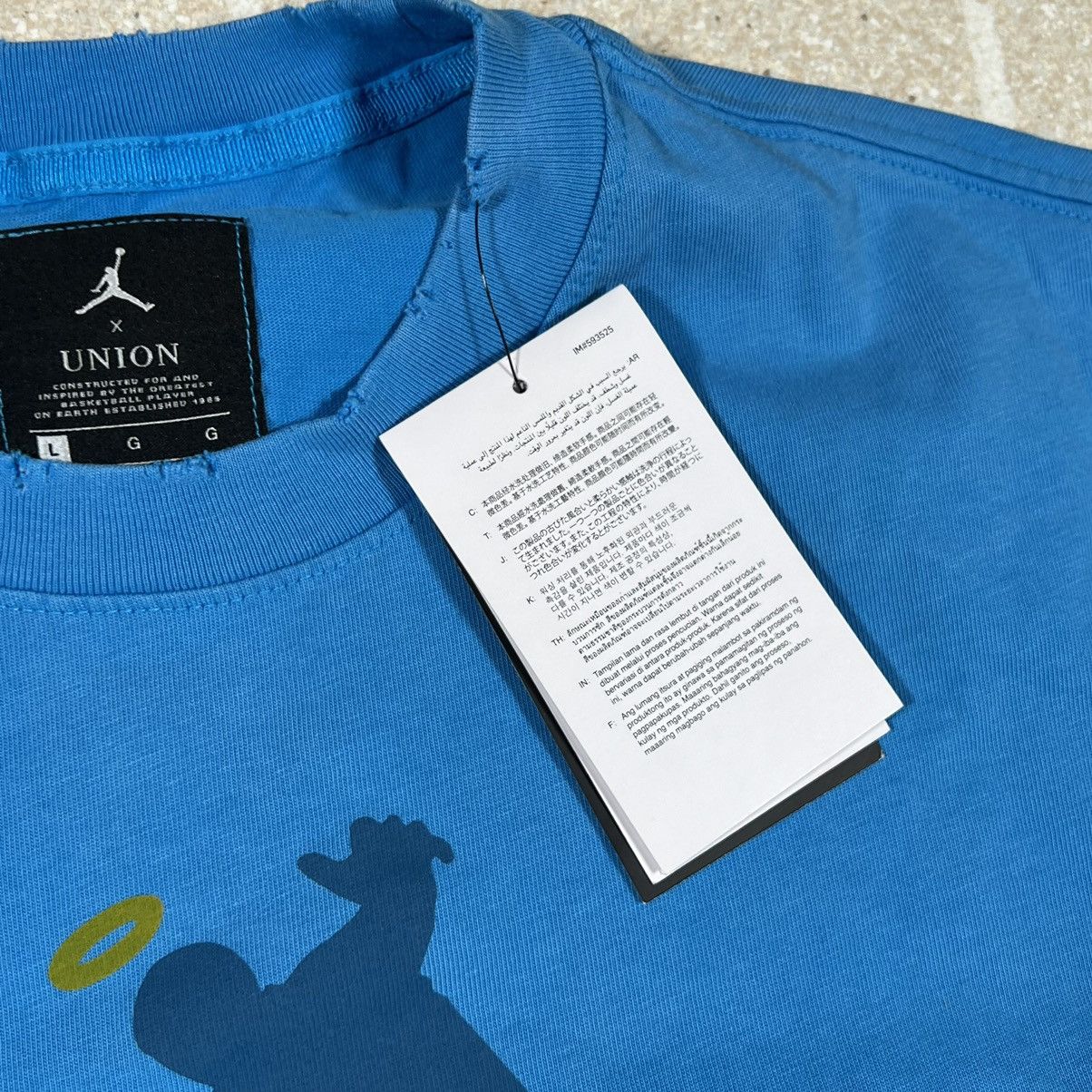 Jordan Brand × Union LA Jordan x Union LA Equator Blue Short Sleeve Tee Shirt Size US L / EU 52-54 / 3 - 3 Thumbnail