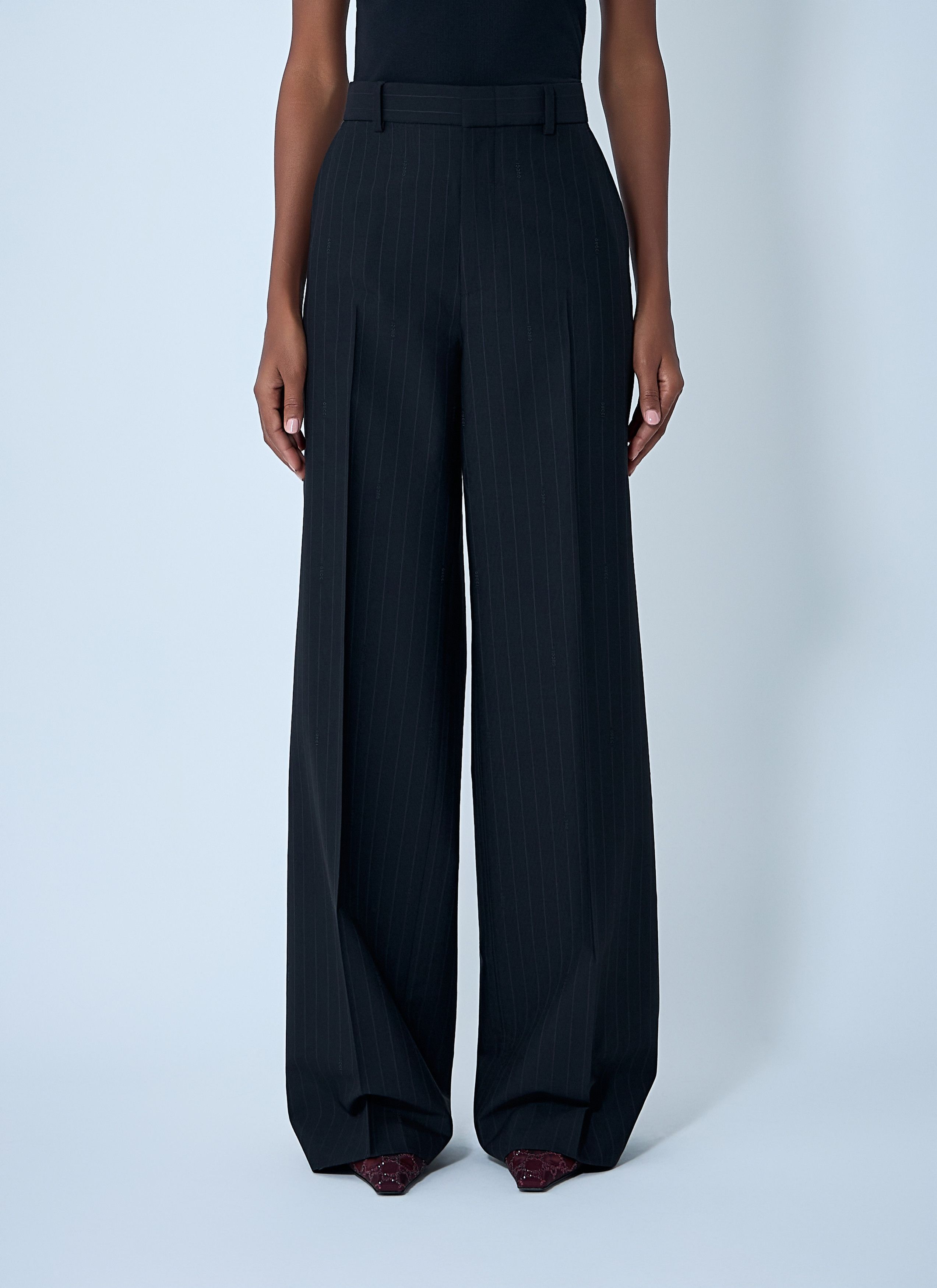 Gucci Tailored Wool Pants Size 28" / US 6 / IT 42 - 1 Thumbnail