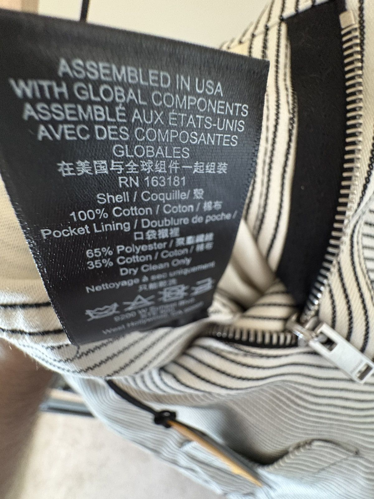 Rhude STRIPED FRONT POCKET PANTS Size US 33 - 10 Thumbnail