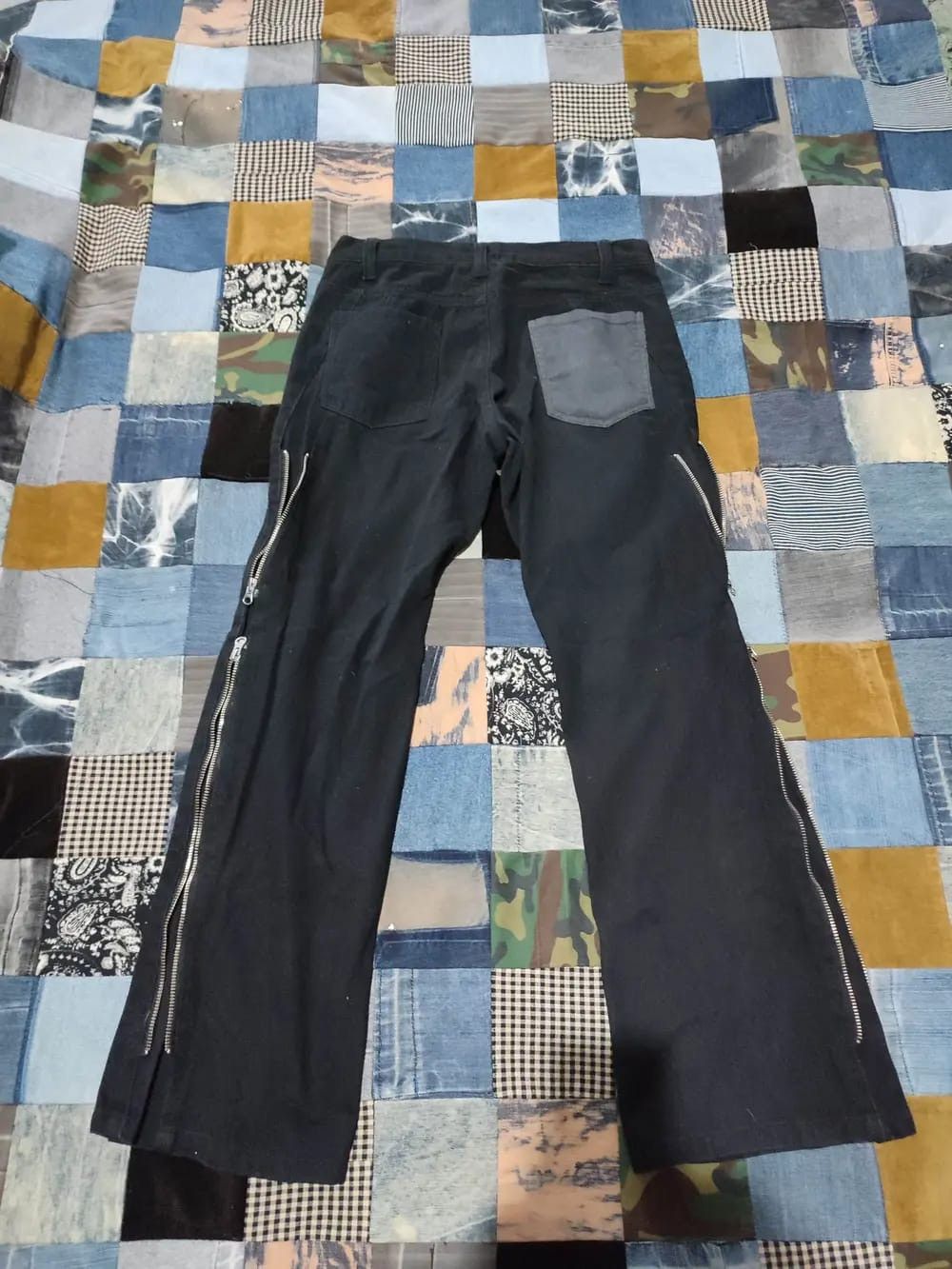 Japanese Brand Sex Pot Revenge Distressed Punk Zipper Pants Size US 29 - 6 Thumbnail