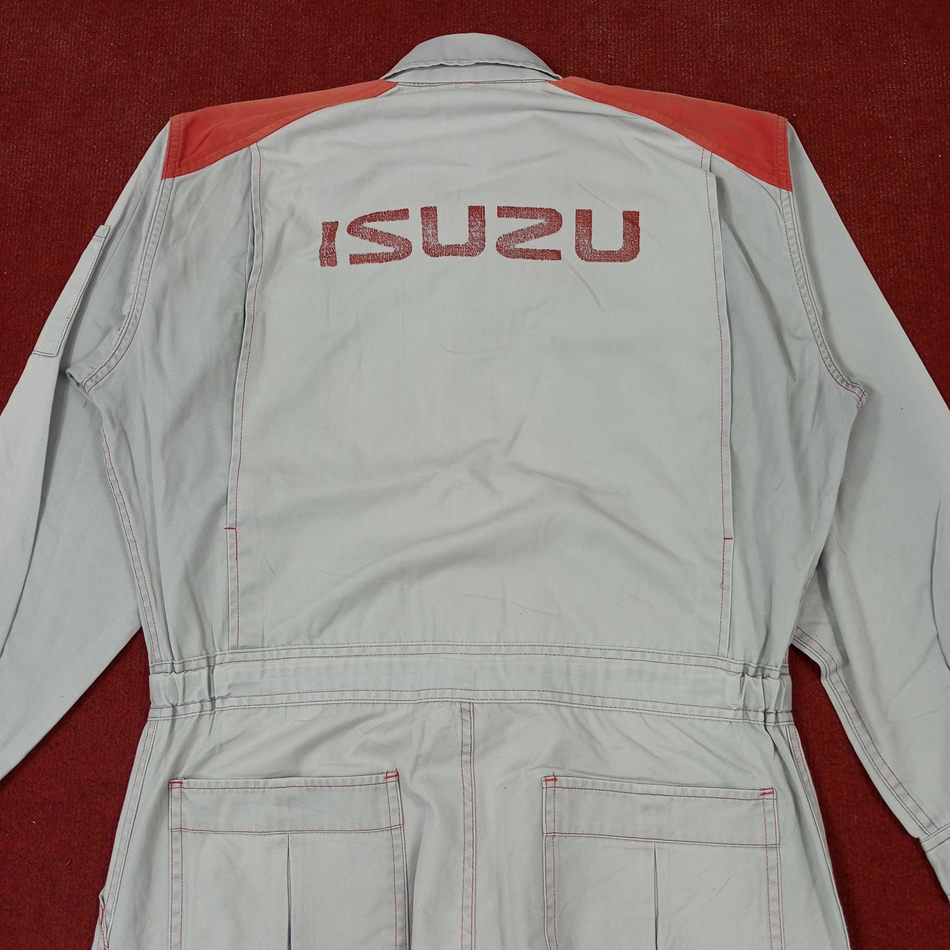 Japanese Brand × Vintage Isuzu Japanese Motorsports Coverall Jacket Size US L / EU 52-54 / 3 - 2 Thumbnail